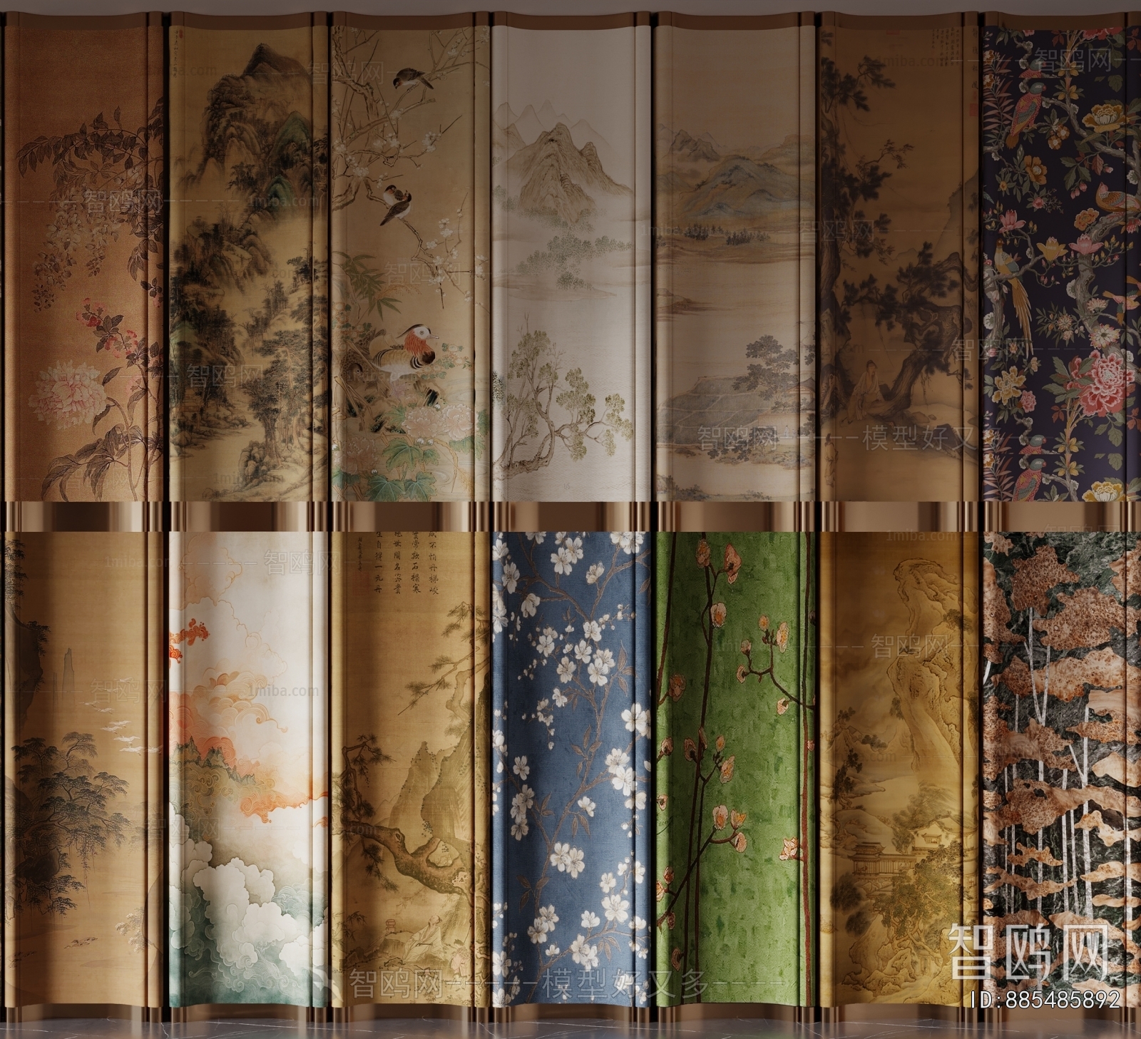 New Chinese Style Wall Facing