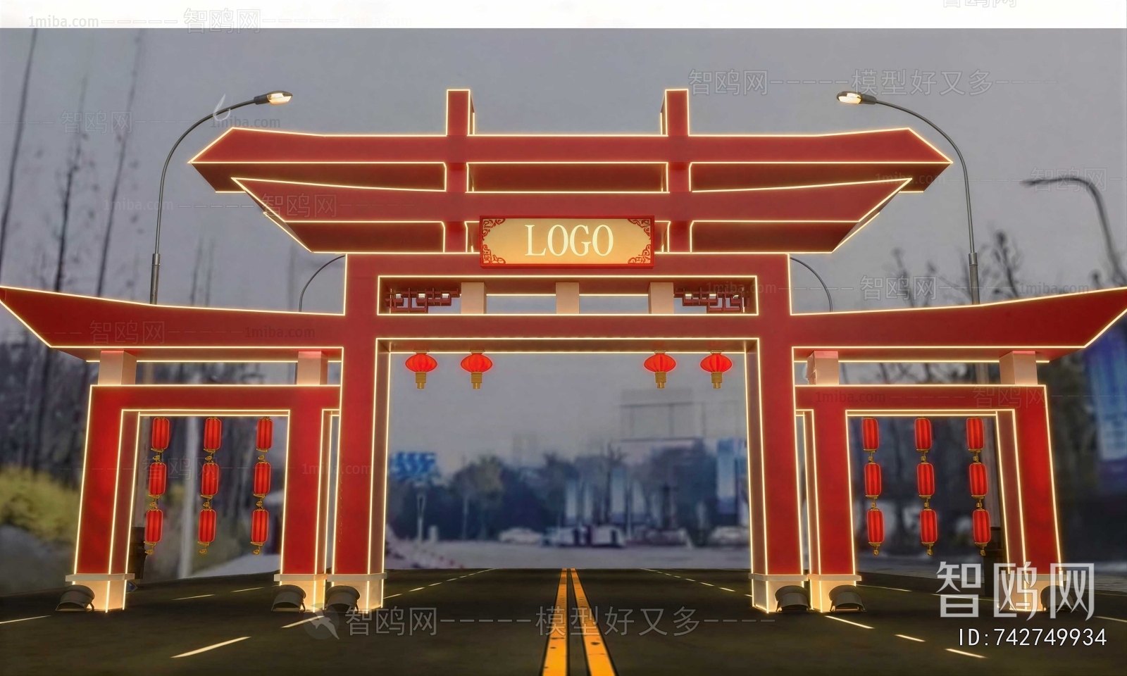 New Chinese Style Facade Element