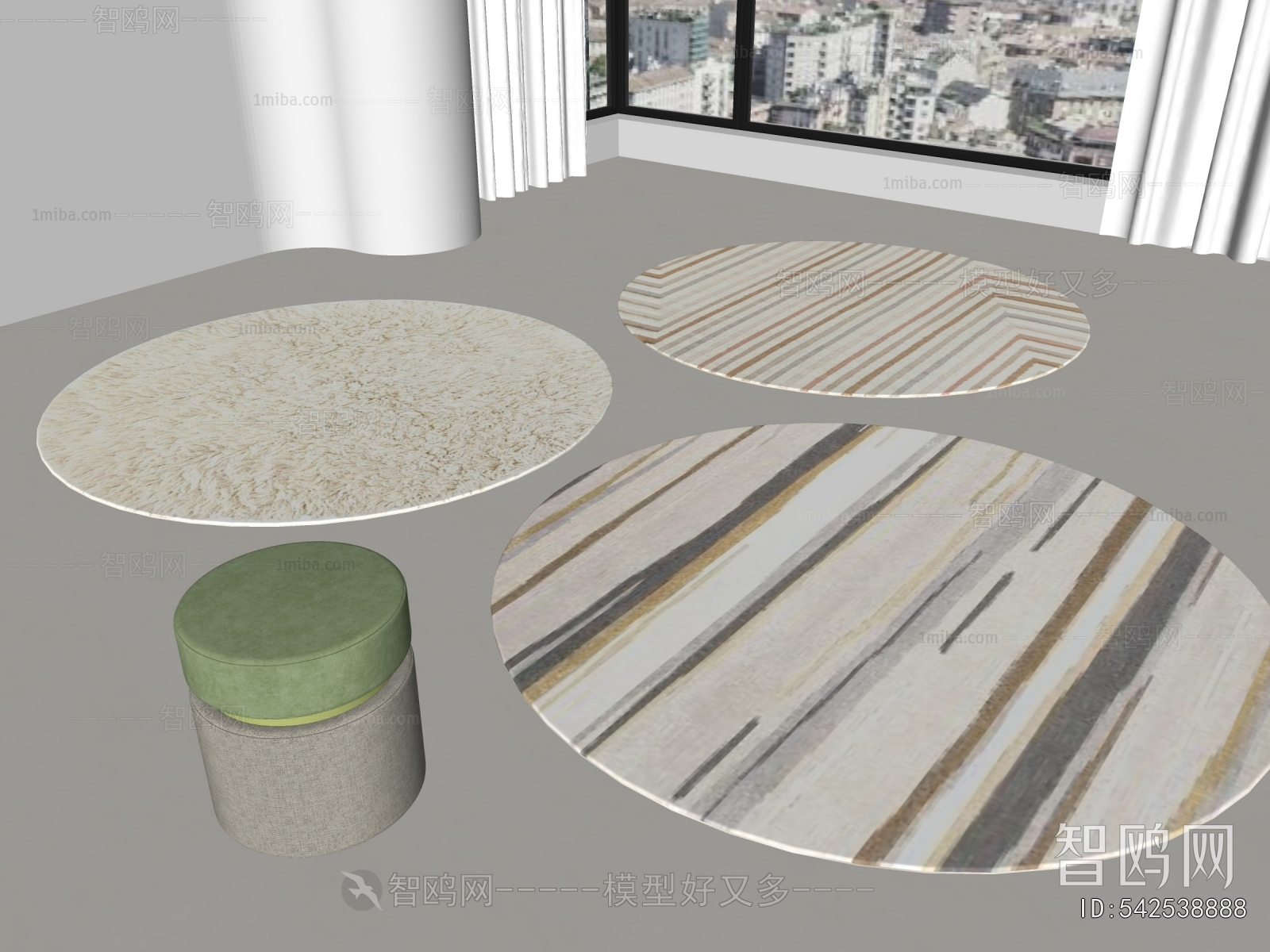 Modern Circular Carpet