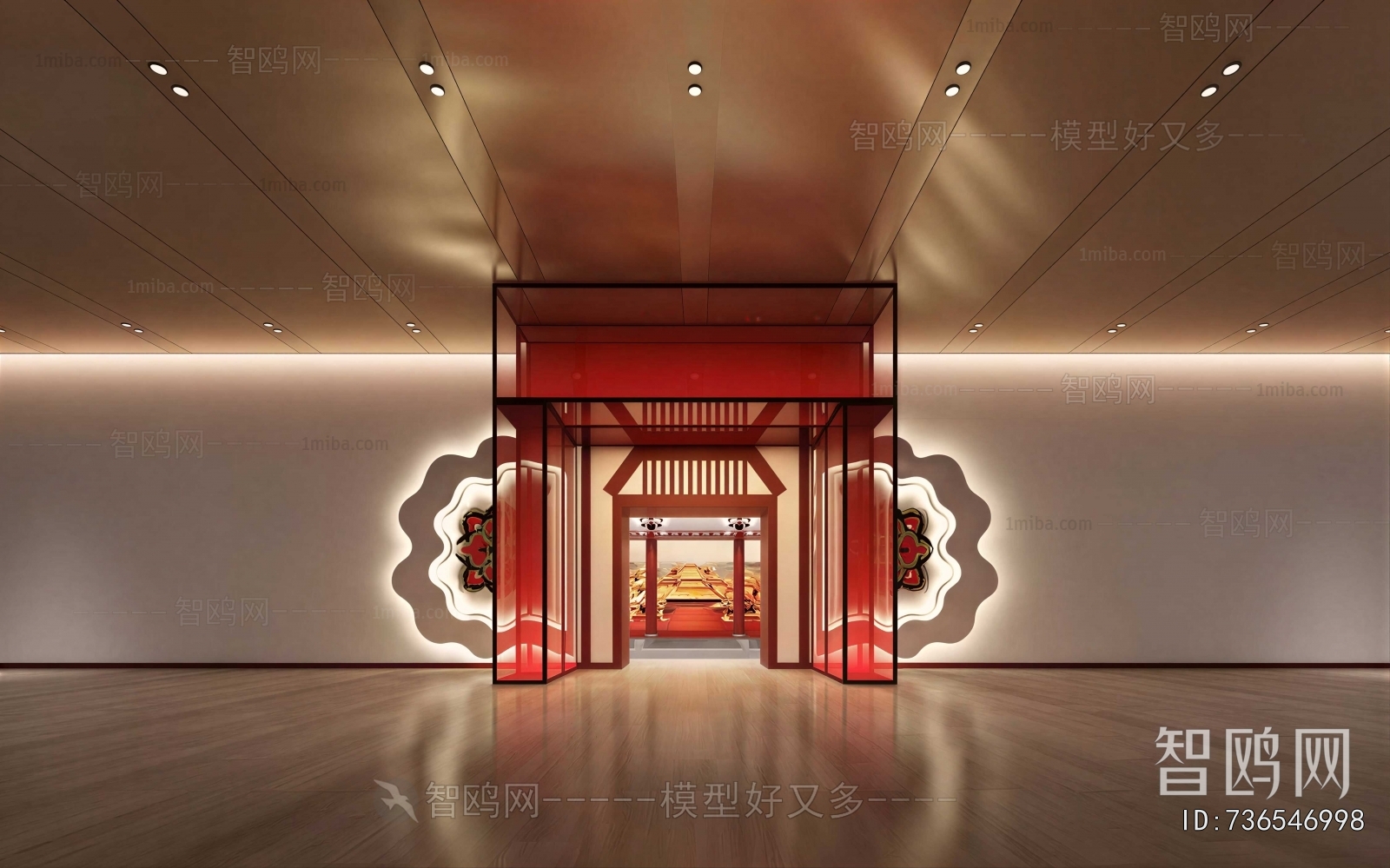 New Chinese Style Exhibition Hall