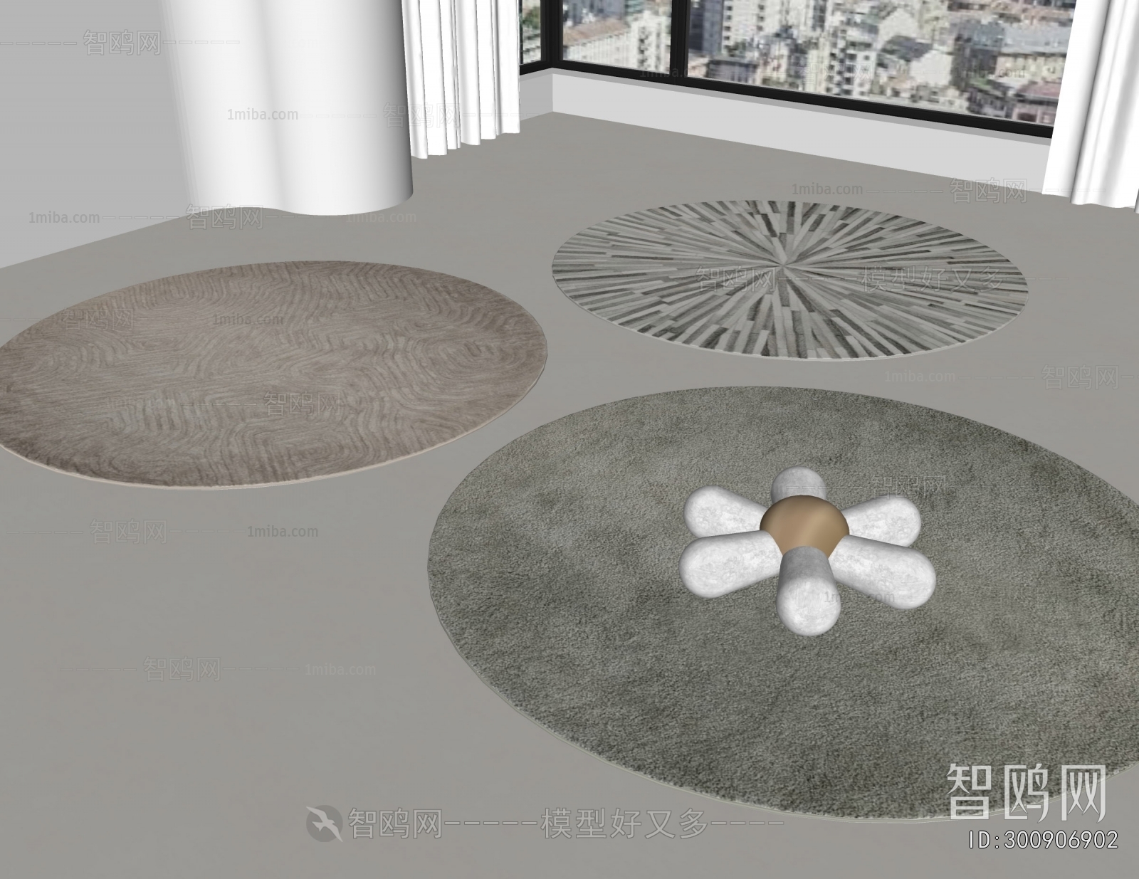 Modern Circular Carpet