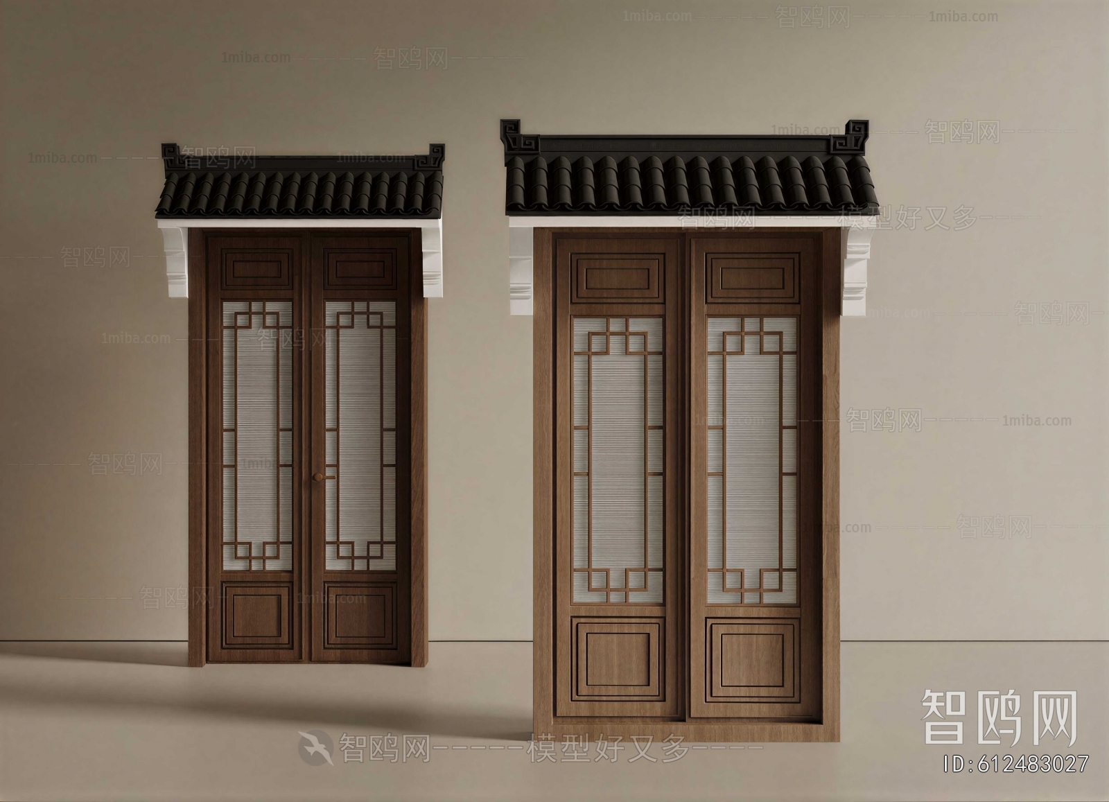 Chinese Style Double Door