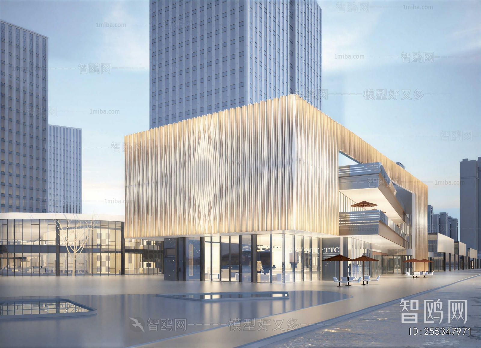 Modern Appearance Of Commercial Building