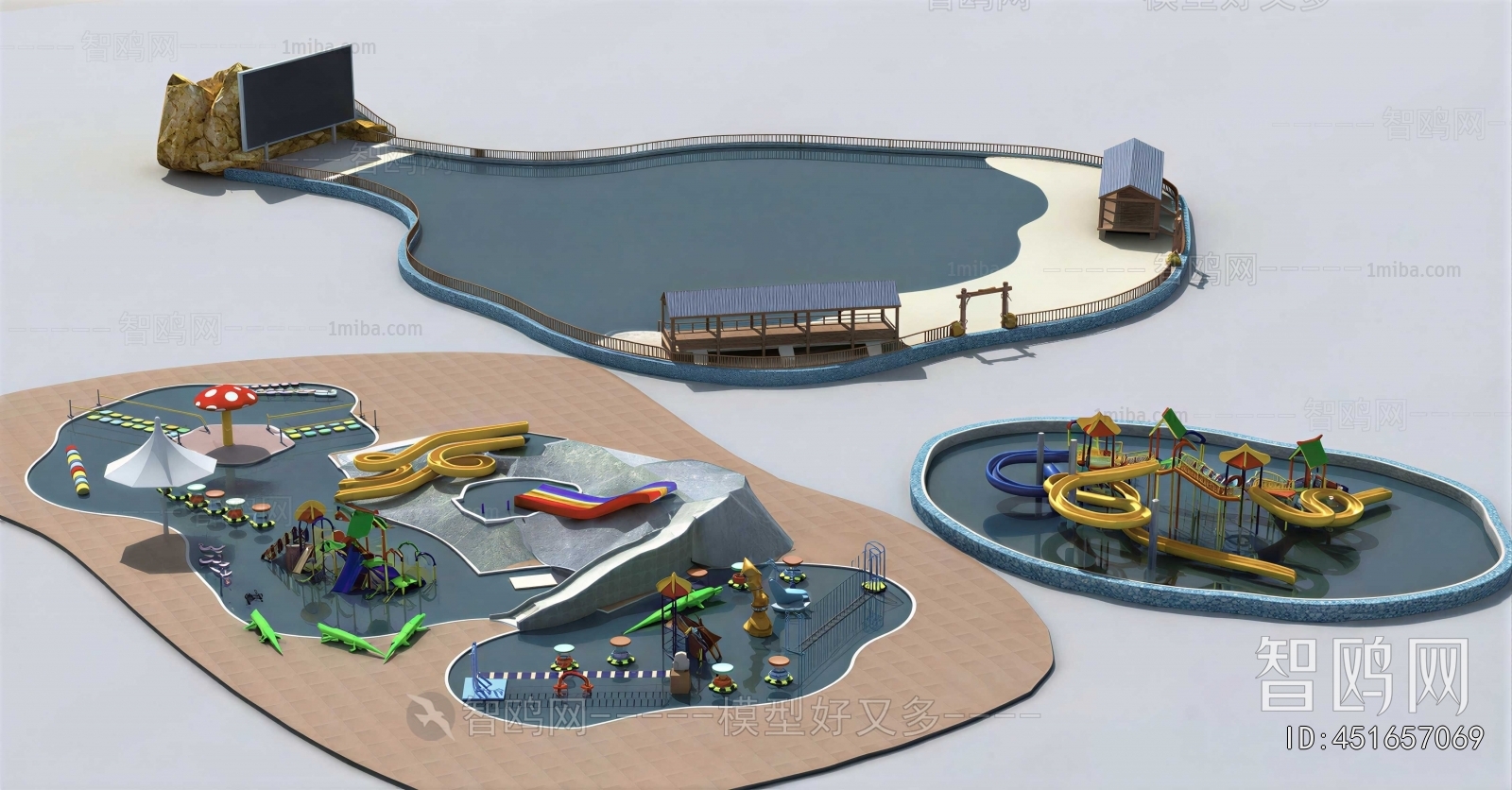 Modern Park Landscape