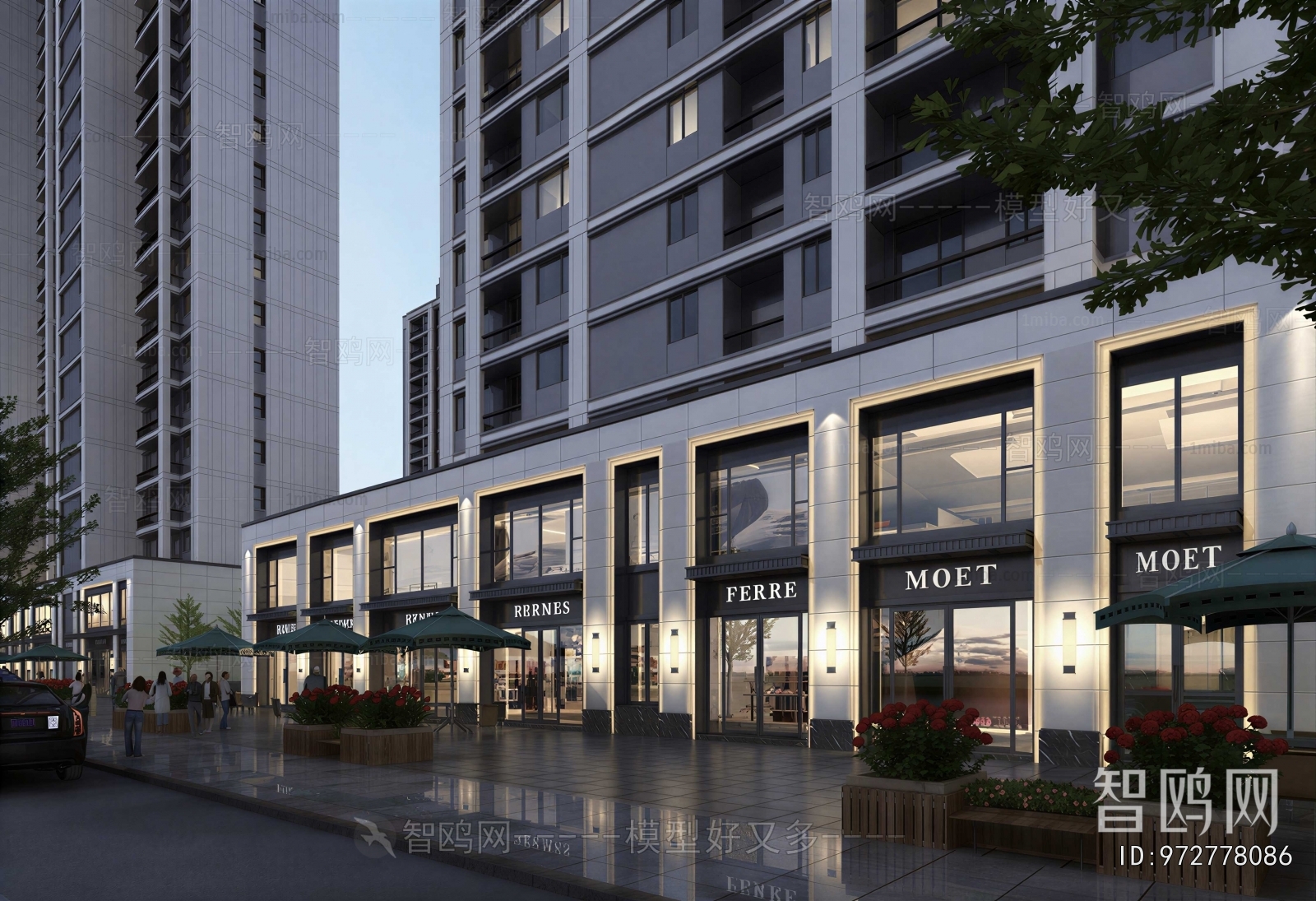 Modern Commercial Street