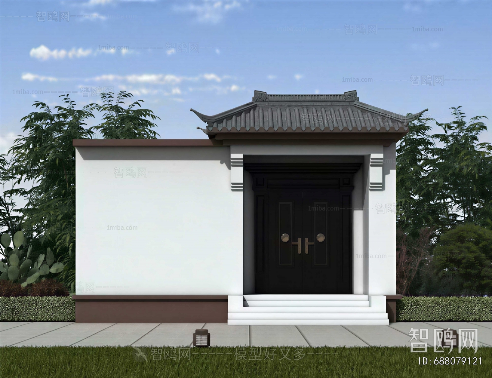 New Chinese Style Facade Element
