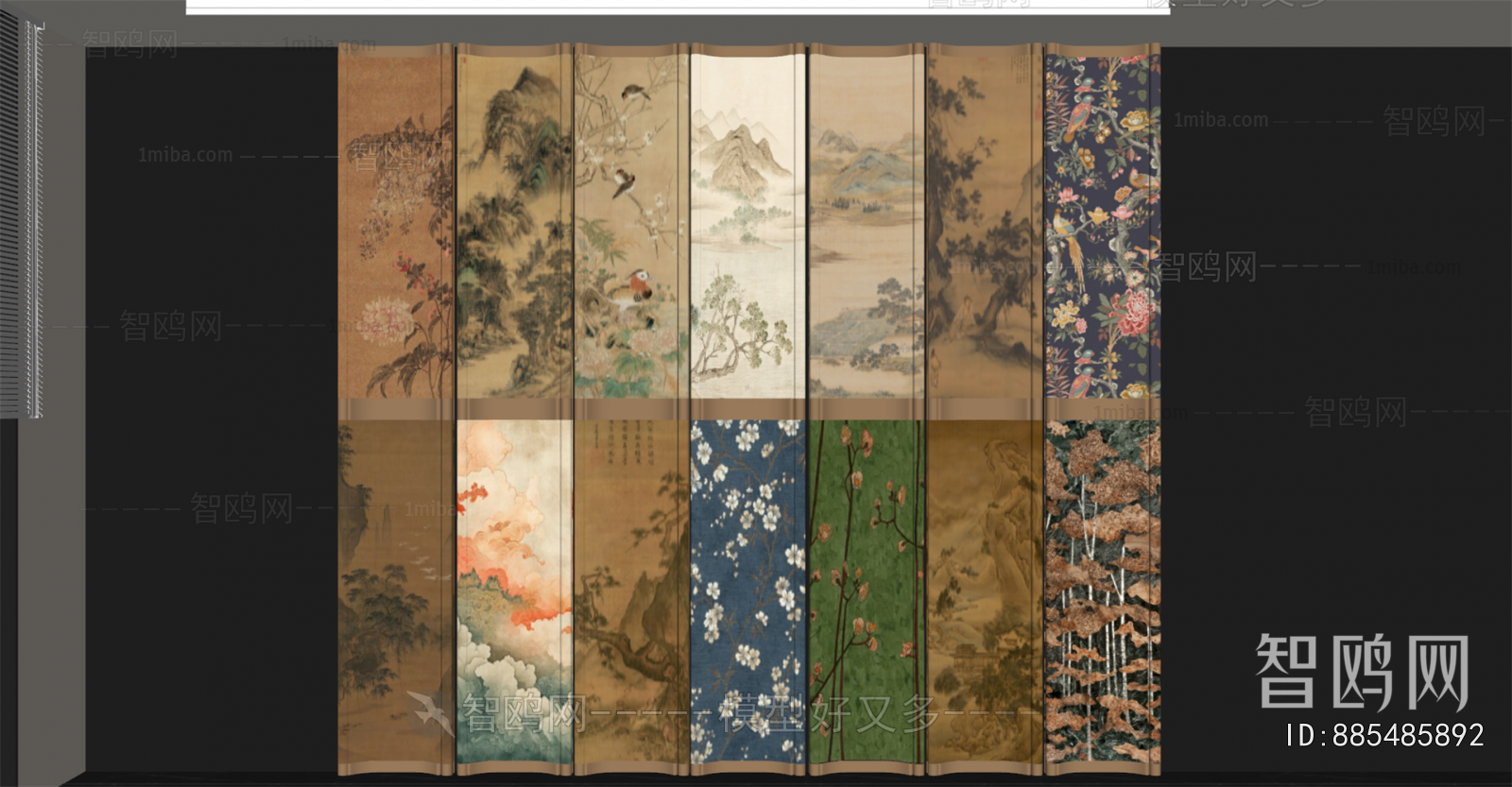 New Chinese Style Wall Facing