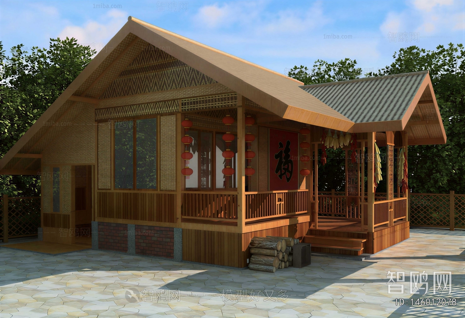 New Chinese Style Courtyard/landscape