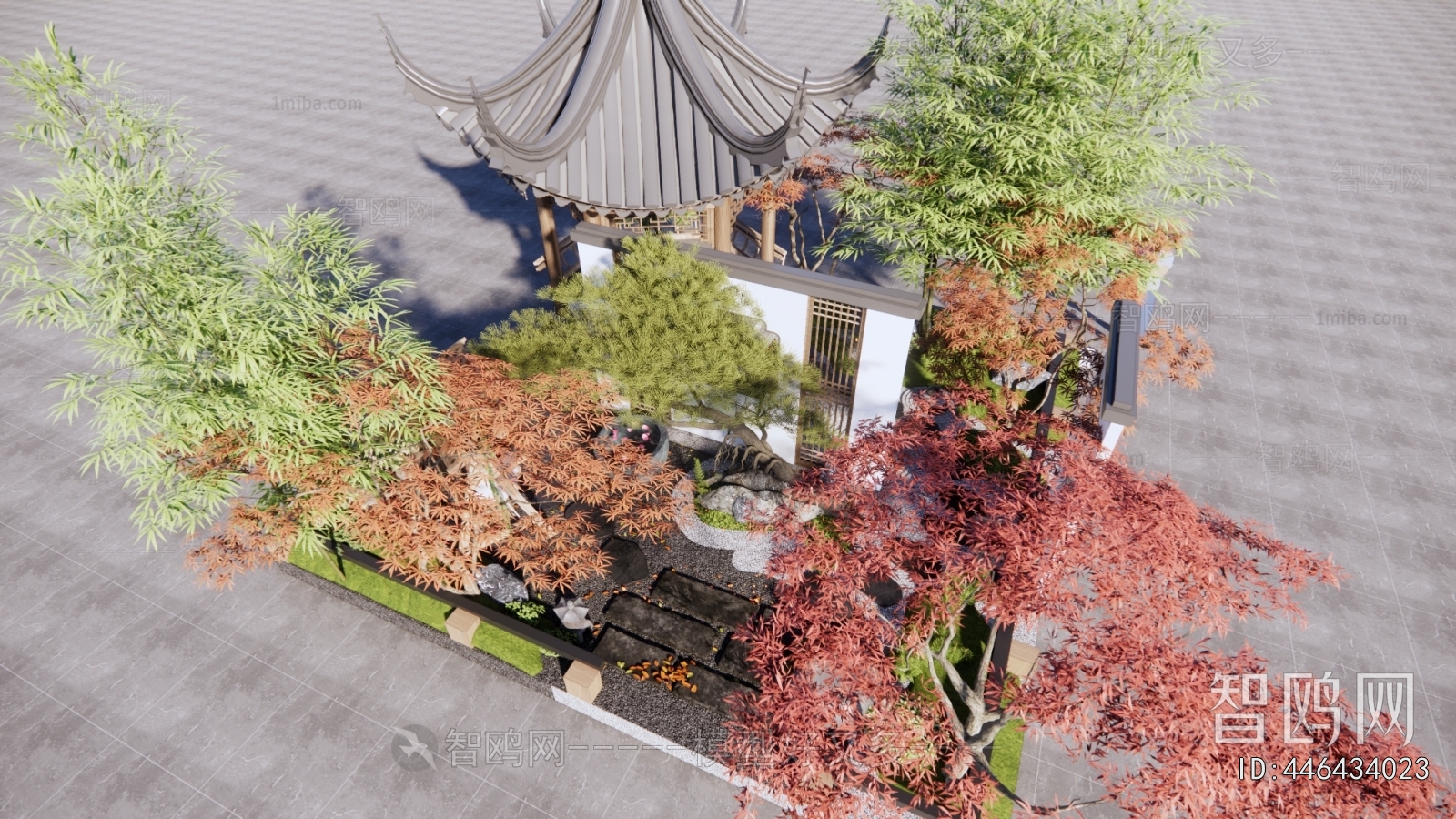 New Chinese Style Courtyard/landscape