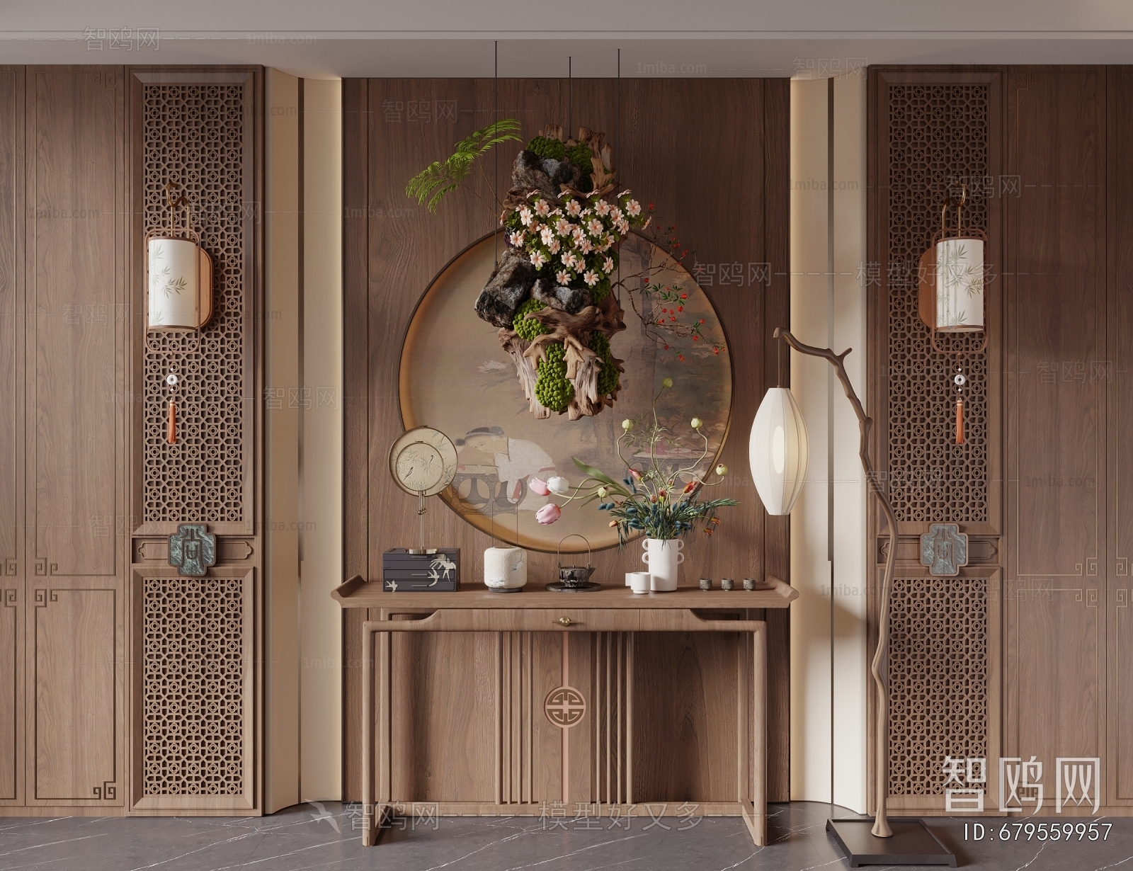 New Chinese Style Hallway