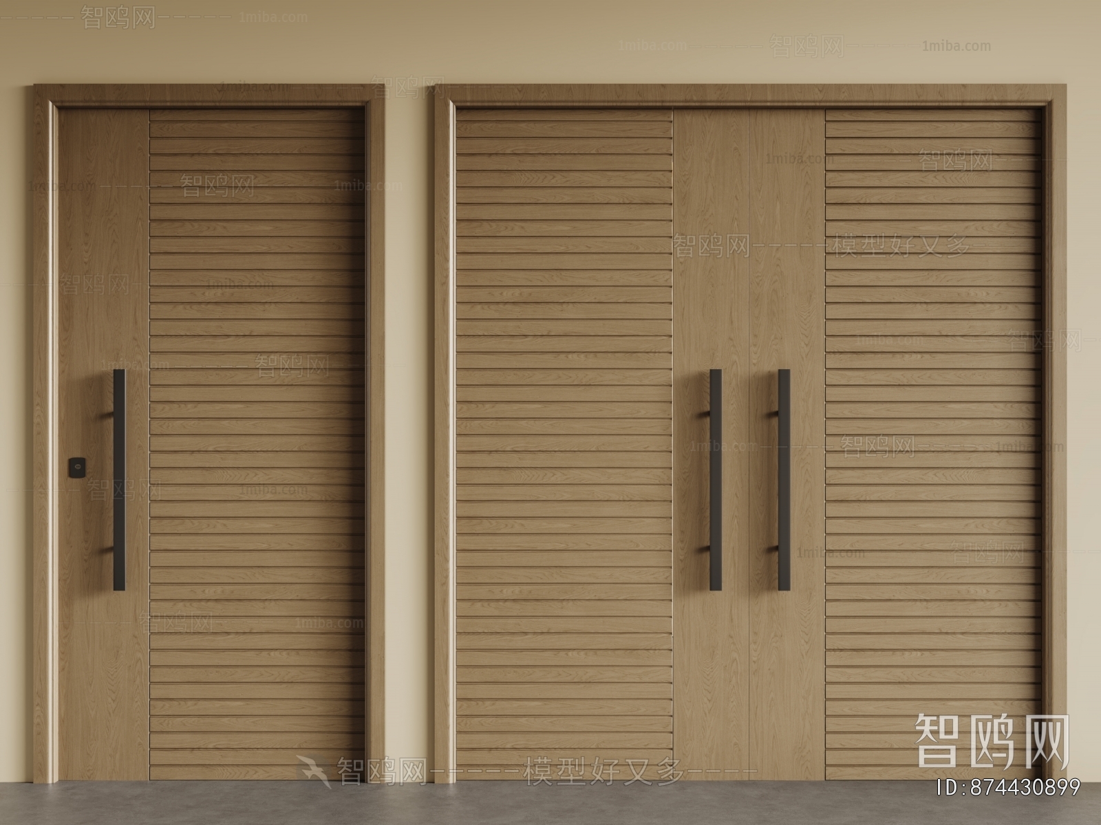 Modern Double Door