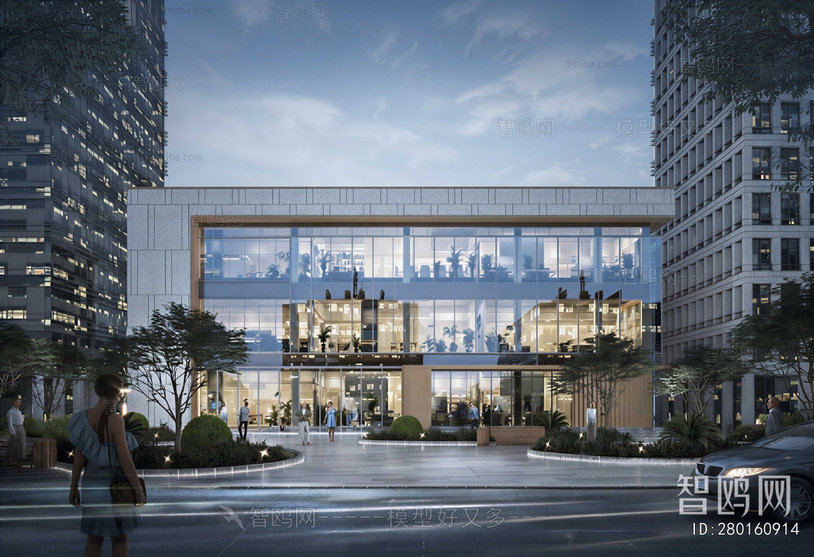 Modern Appearance Of Commercial Building