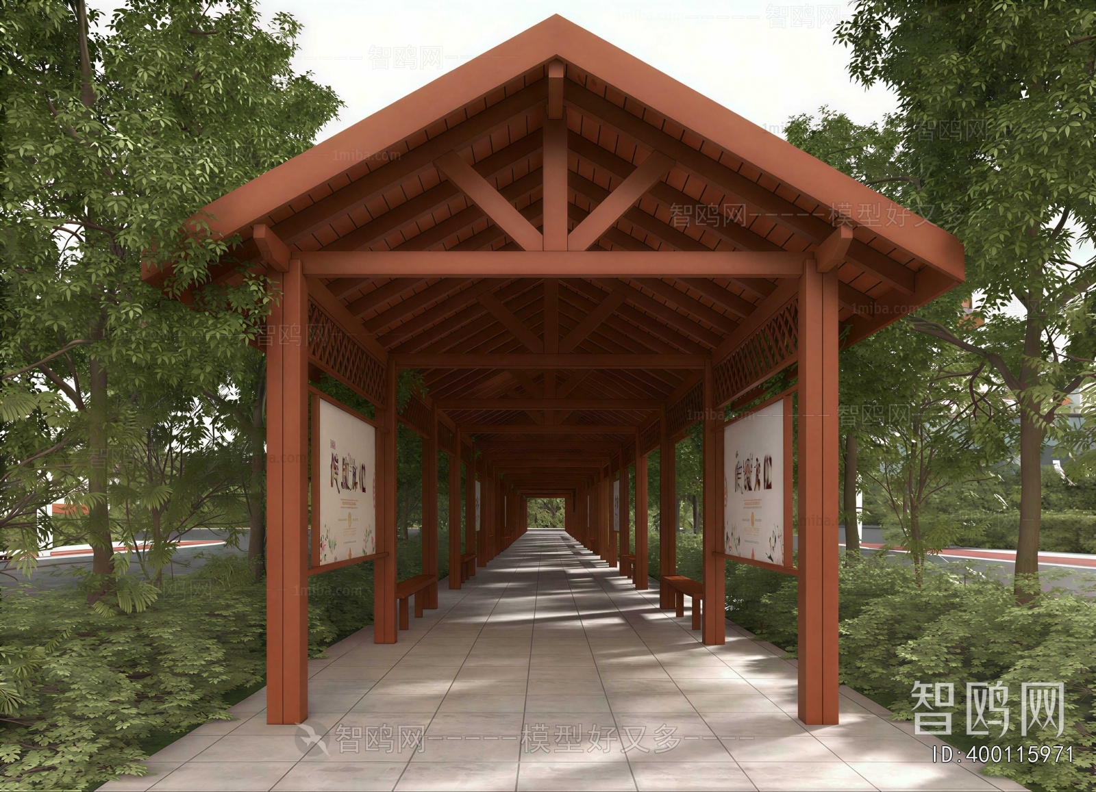 New Chinese Style Gallery Frame