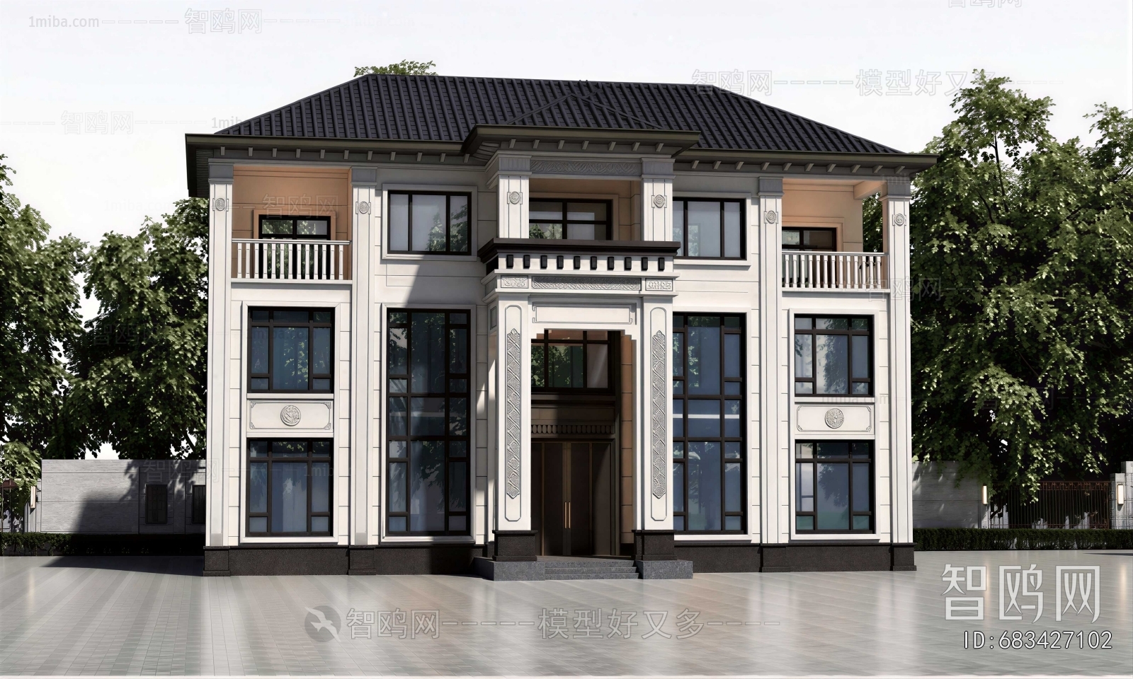 New Chinese Style Detached Villa