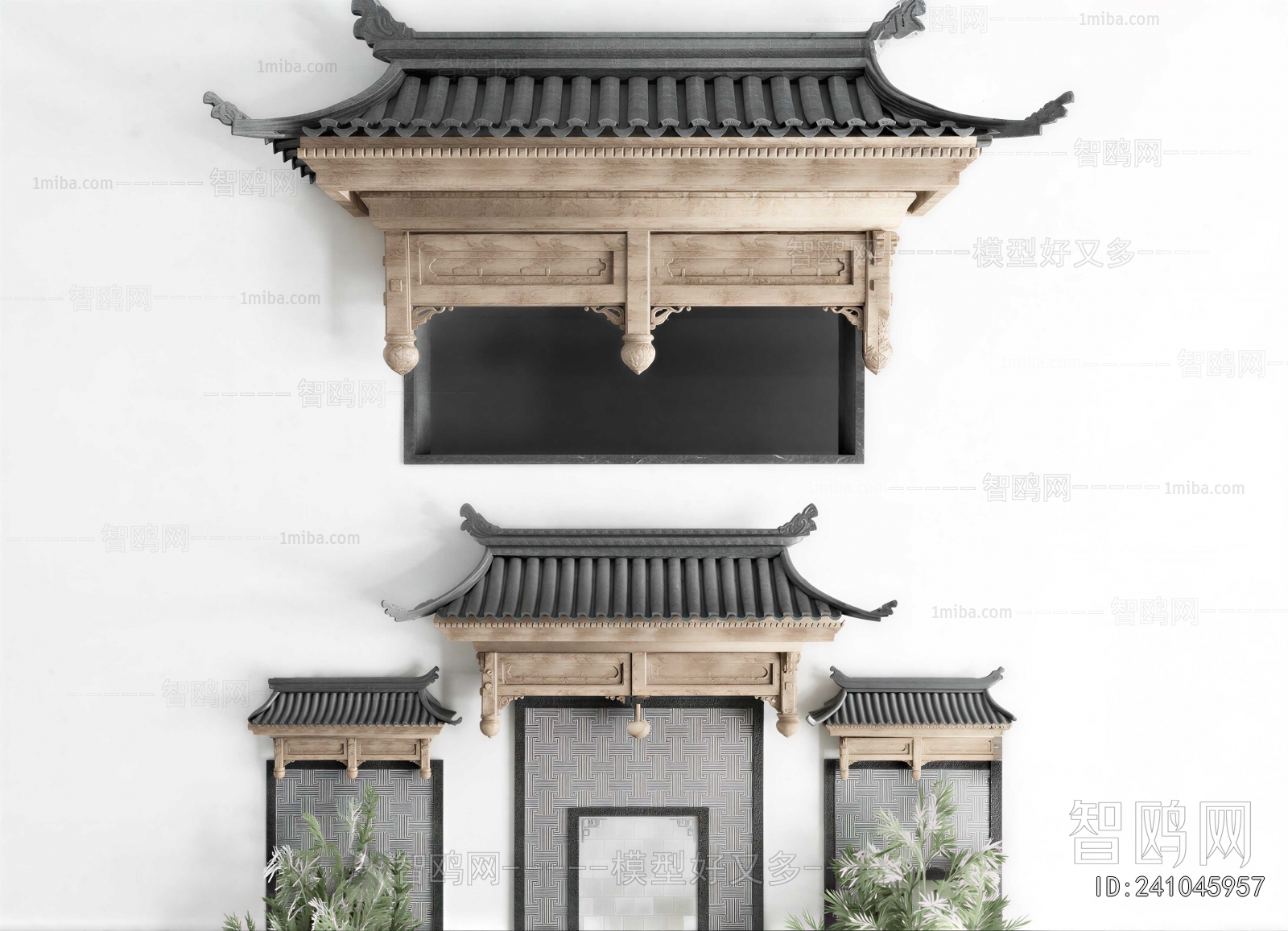 Chinese Style Ancient Architectural Buildings