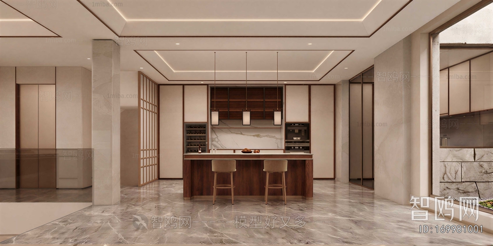 Modern Open Kitchen