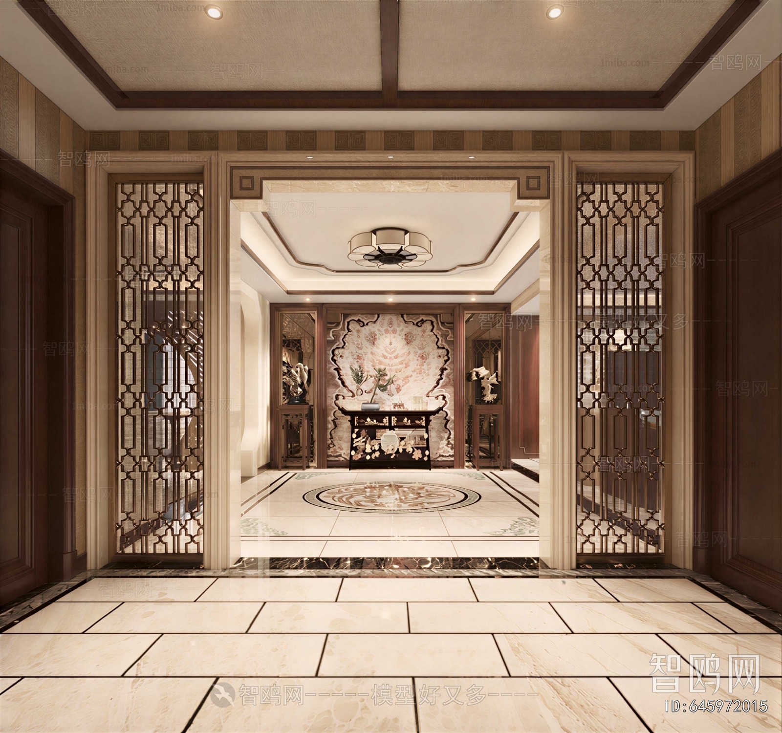 New Chinese Style Hallway
