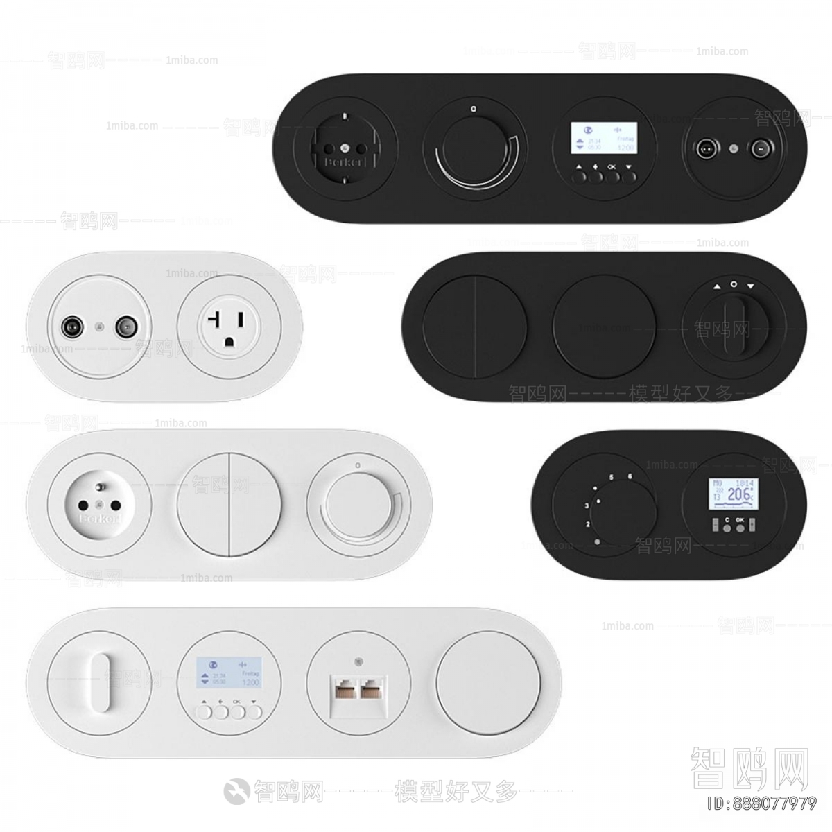 Modern Switch Socket Panel