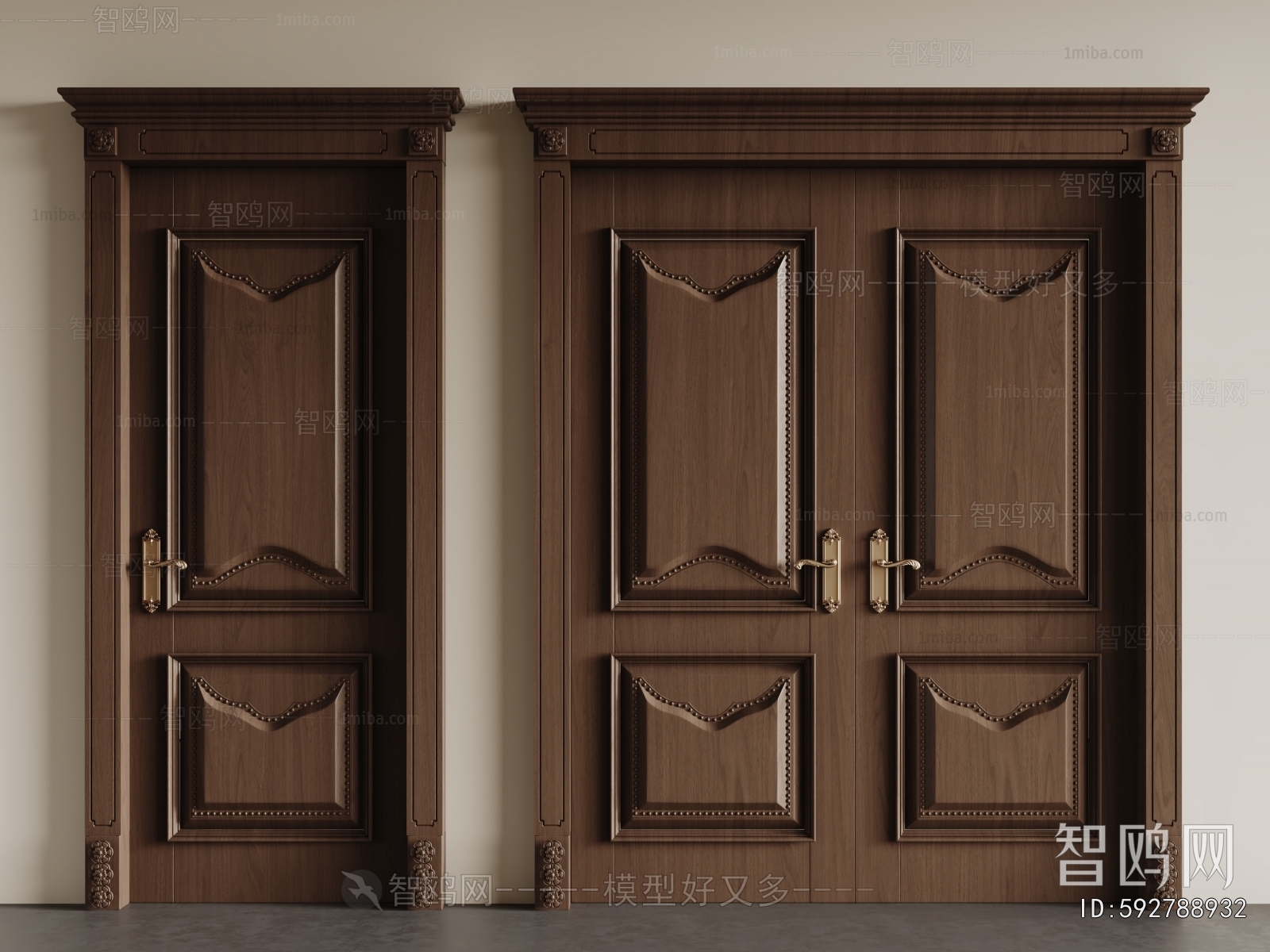 Modern Double Door