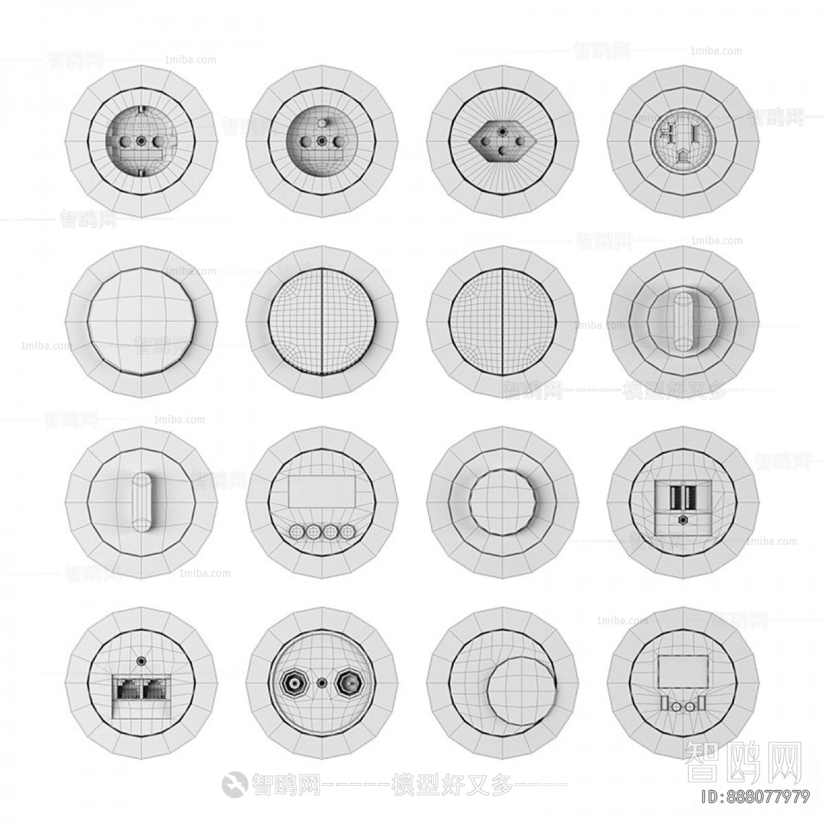 Modern Switch Socket Panel