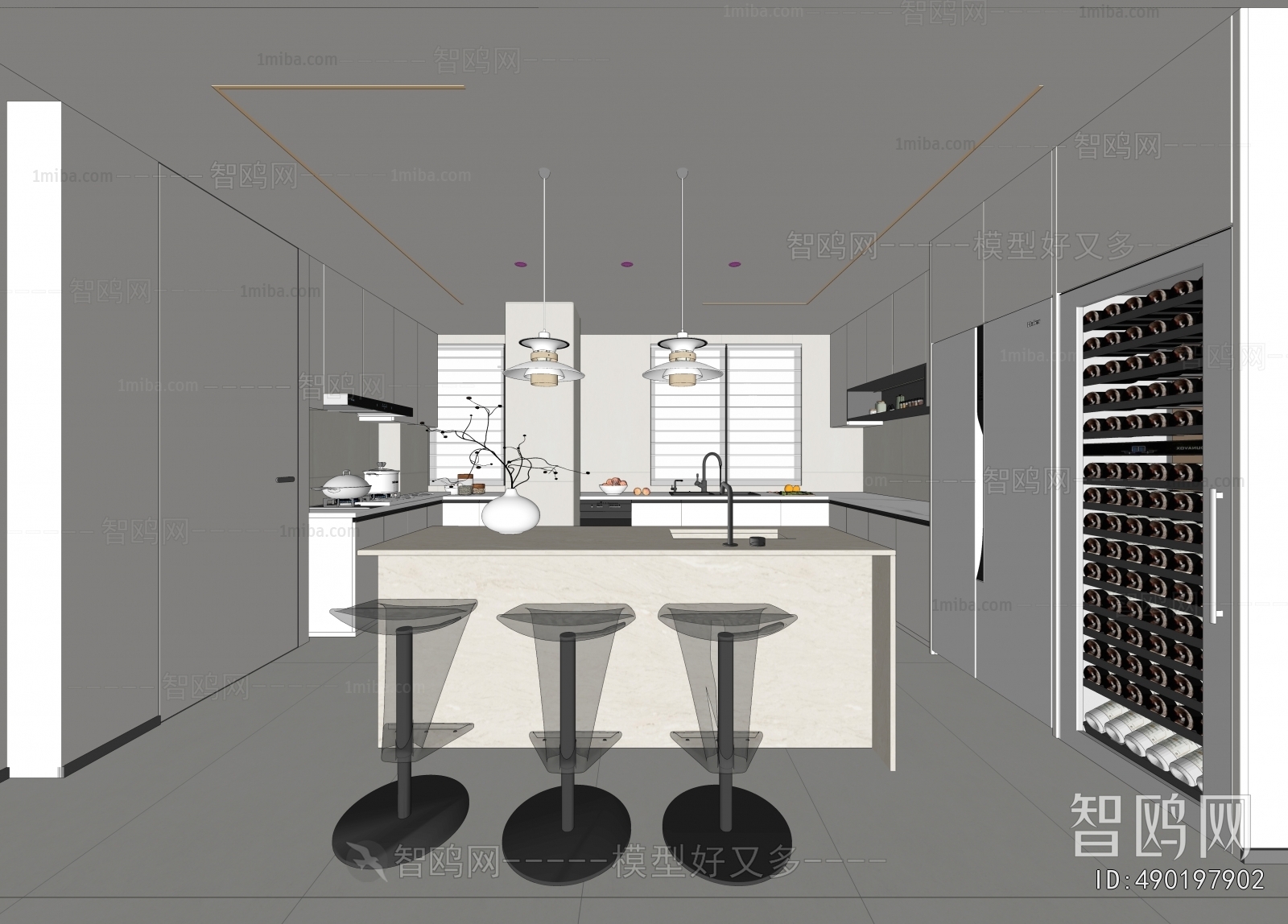 Modern Open Kitchen