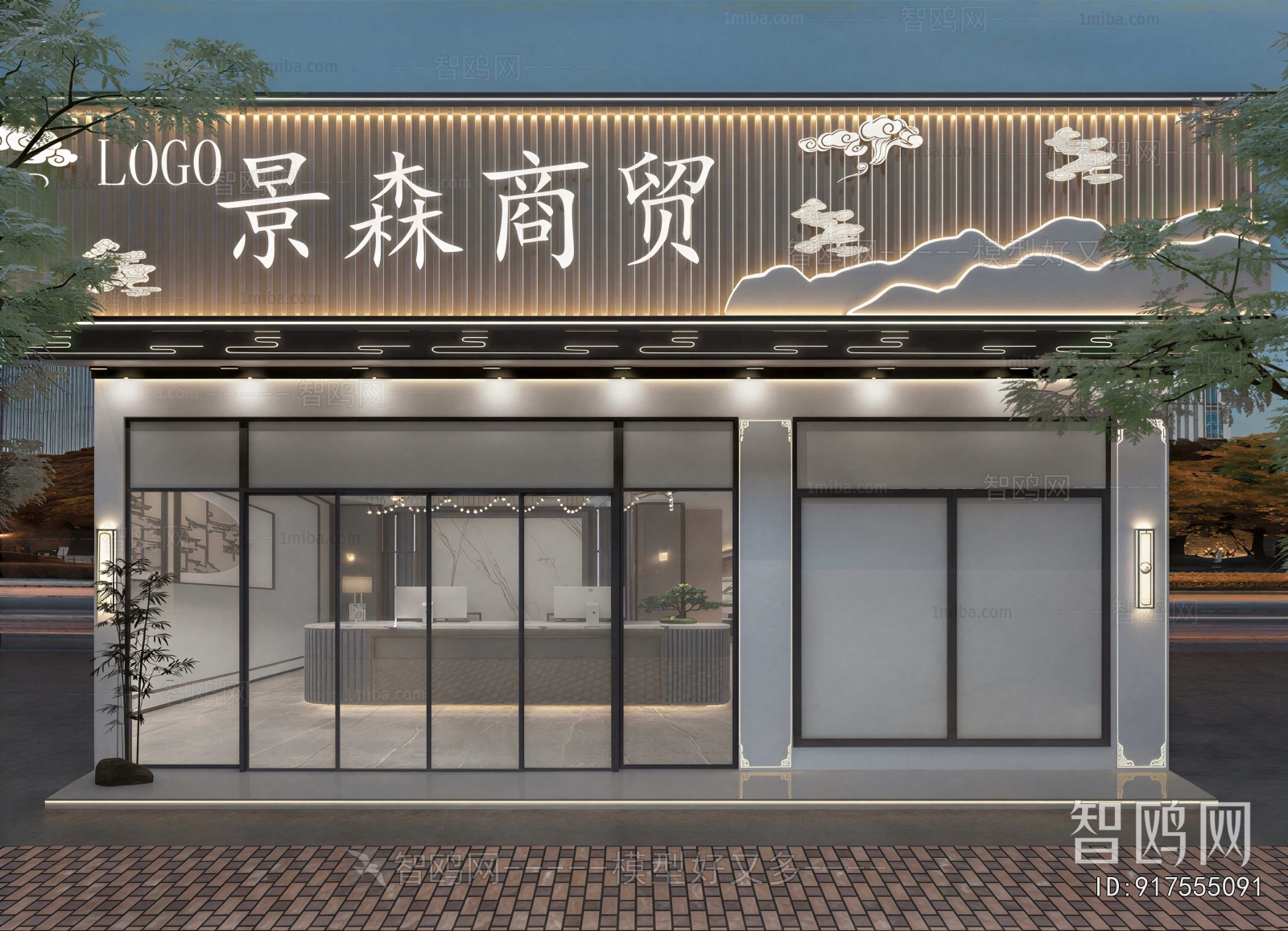 New Chinese Style Facade Element