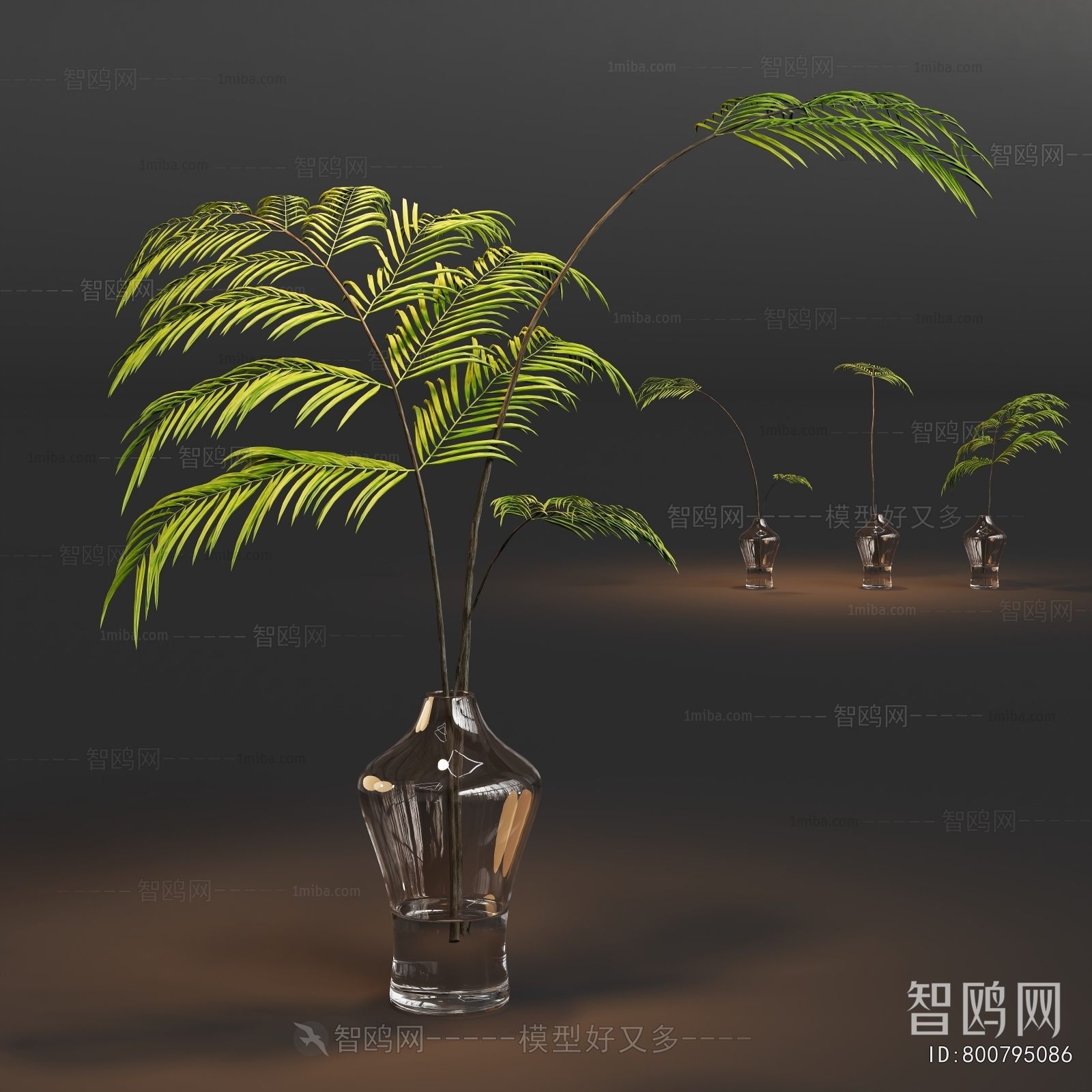 Modern Aquatic Green Plant