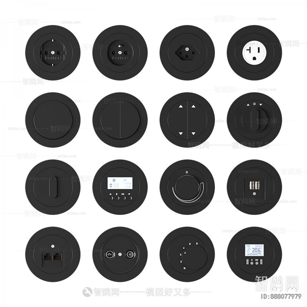 Modern Switch Socket Panel