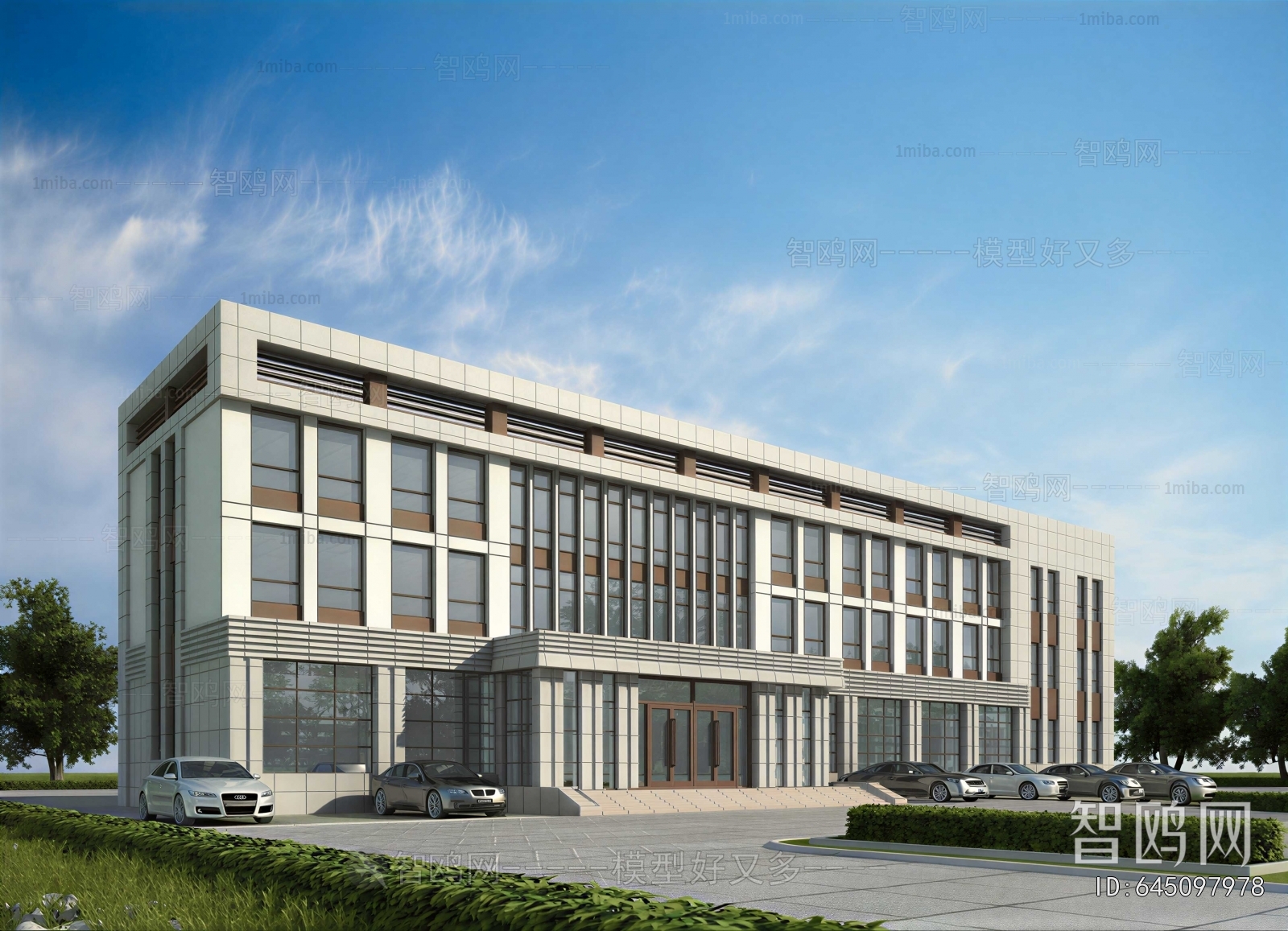 Modern Appearance Of Commercial Building