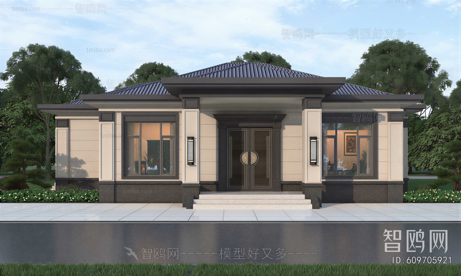 New Chinese Style Detached Villa