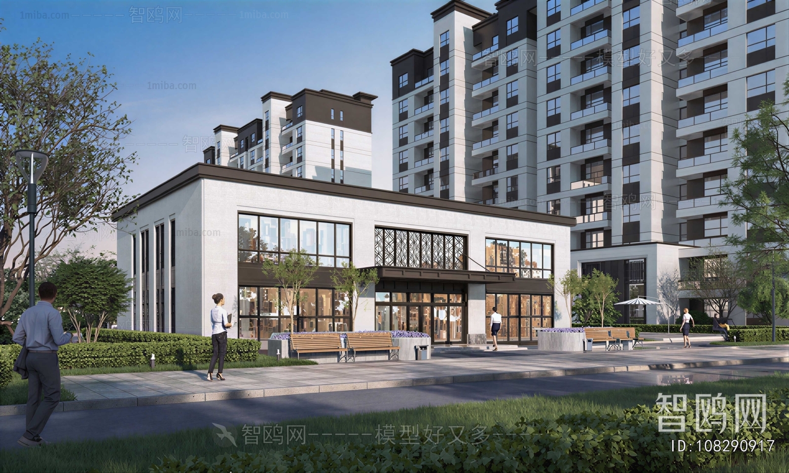 Modern Appearance Of Commercial Building