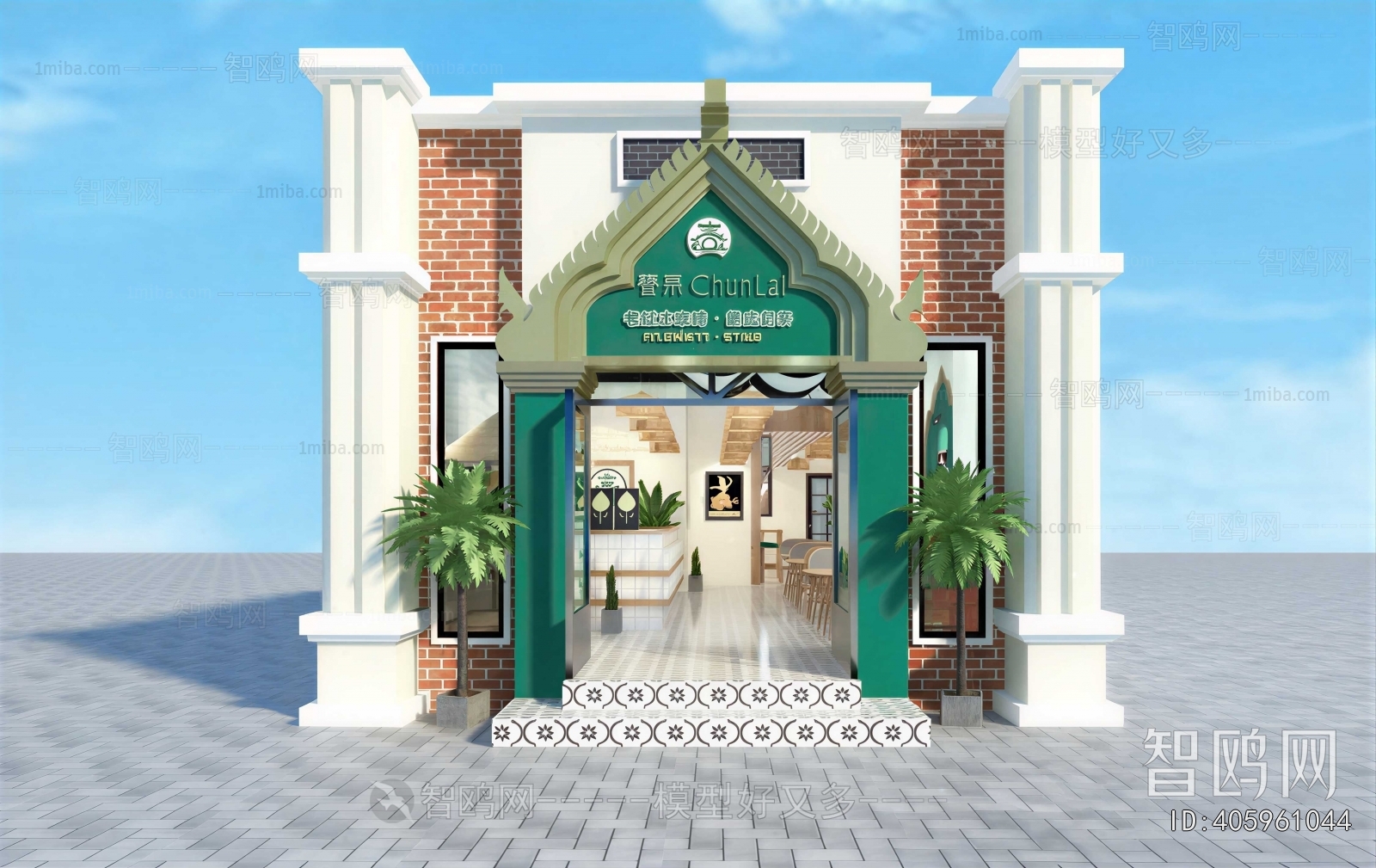Southeast Asian Style Facade Element