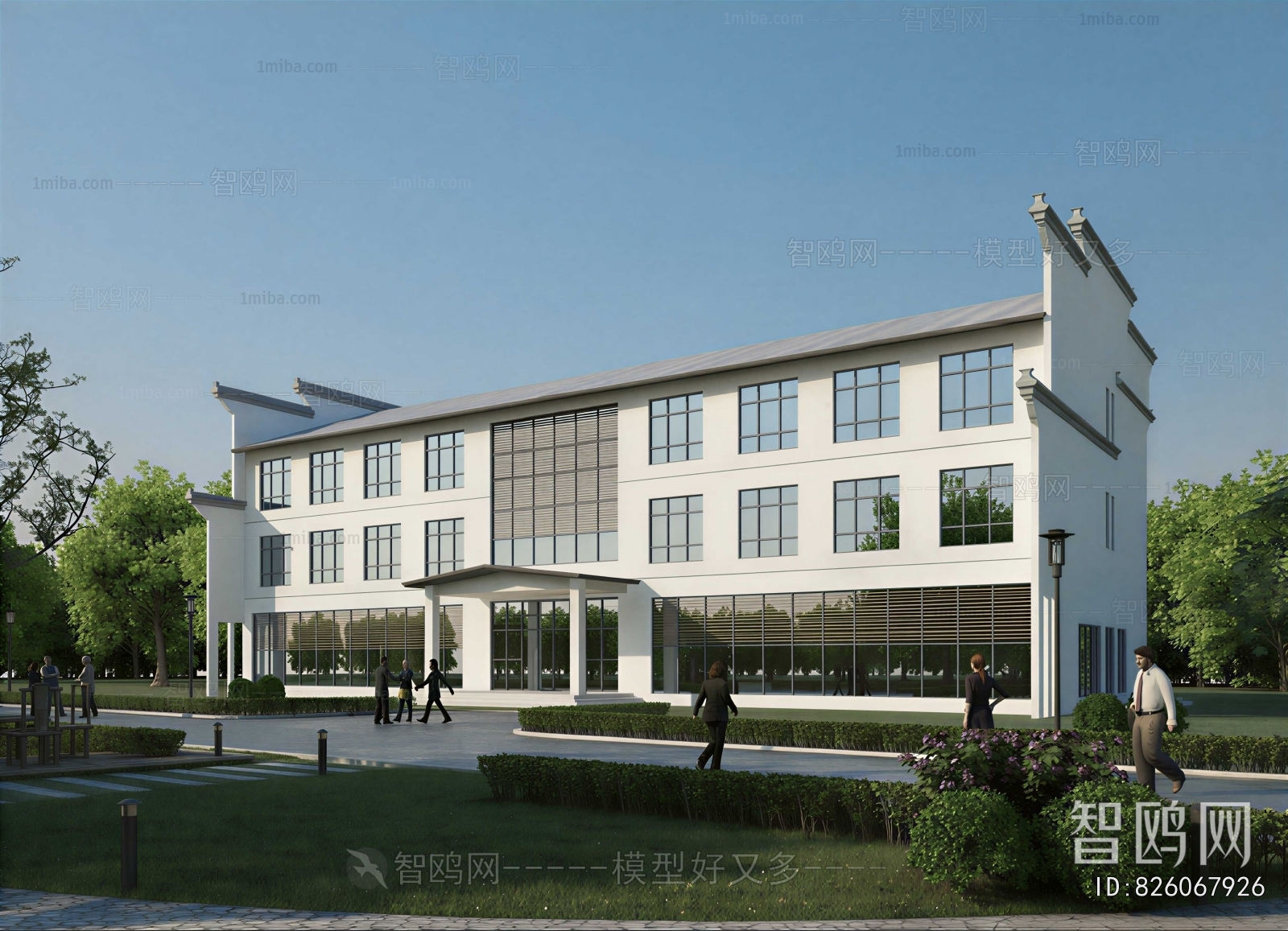 Modern Appearance Of Commercial Building