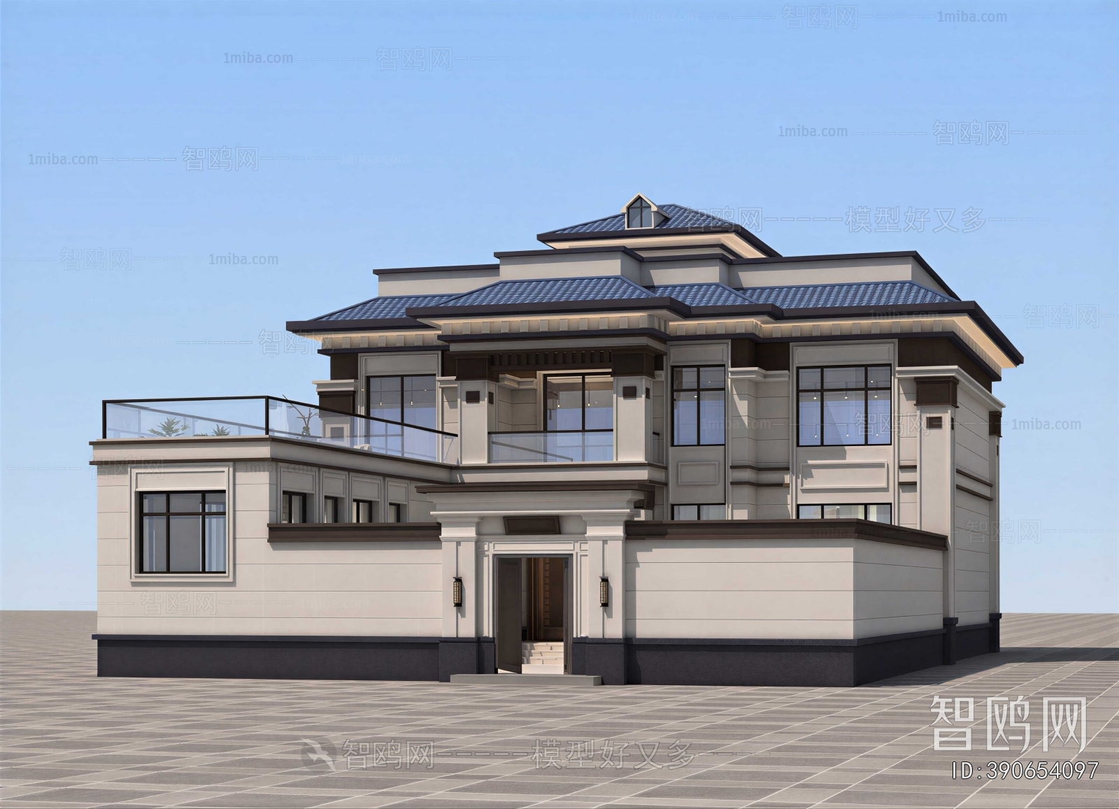 New Chinese Style Detached Villa