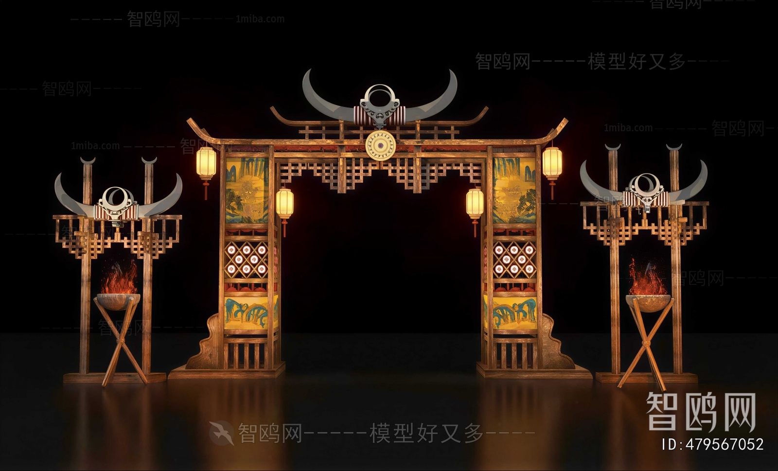 New Chinese Style Facade Element