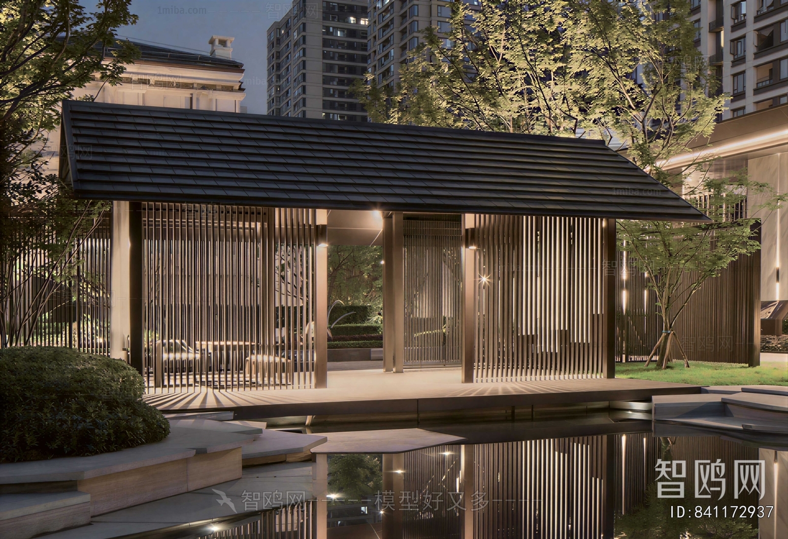 Modern Courtyard/landscape