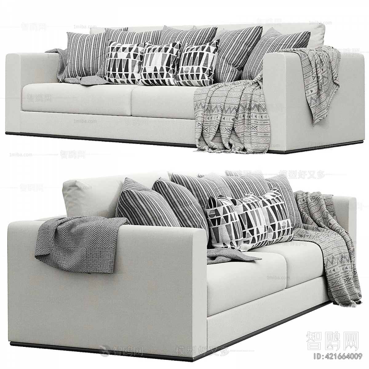 Modern Three-seat Sofa