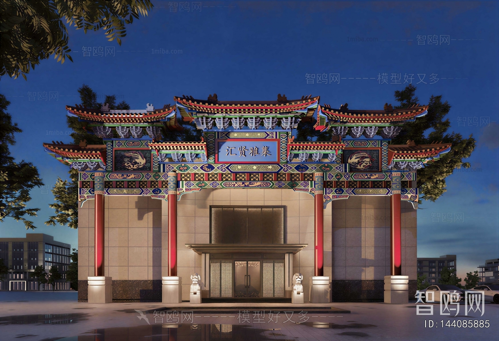 New Chinese Style Facade Element