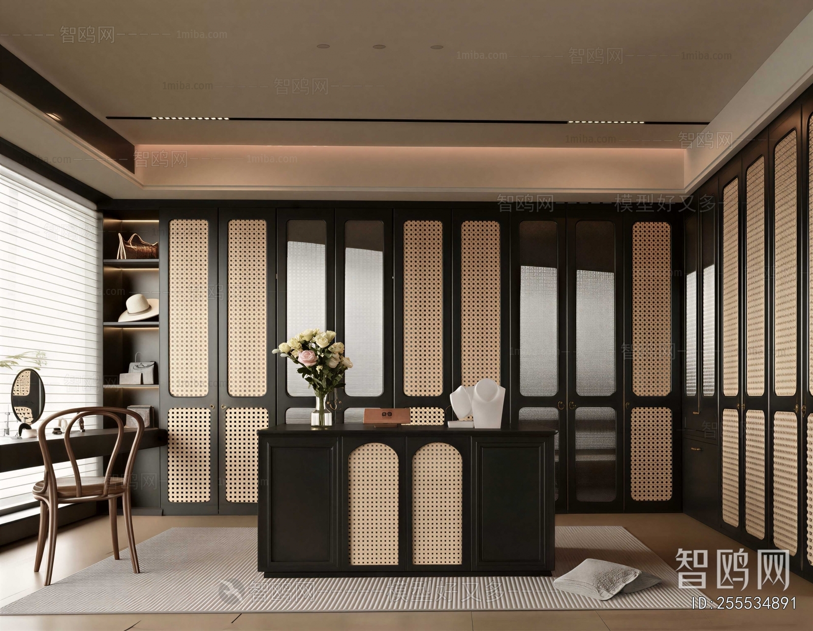 Modern Clothes Storage Area