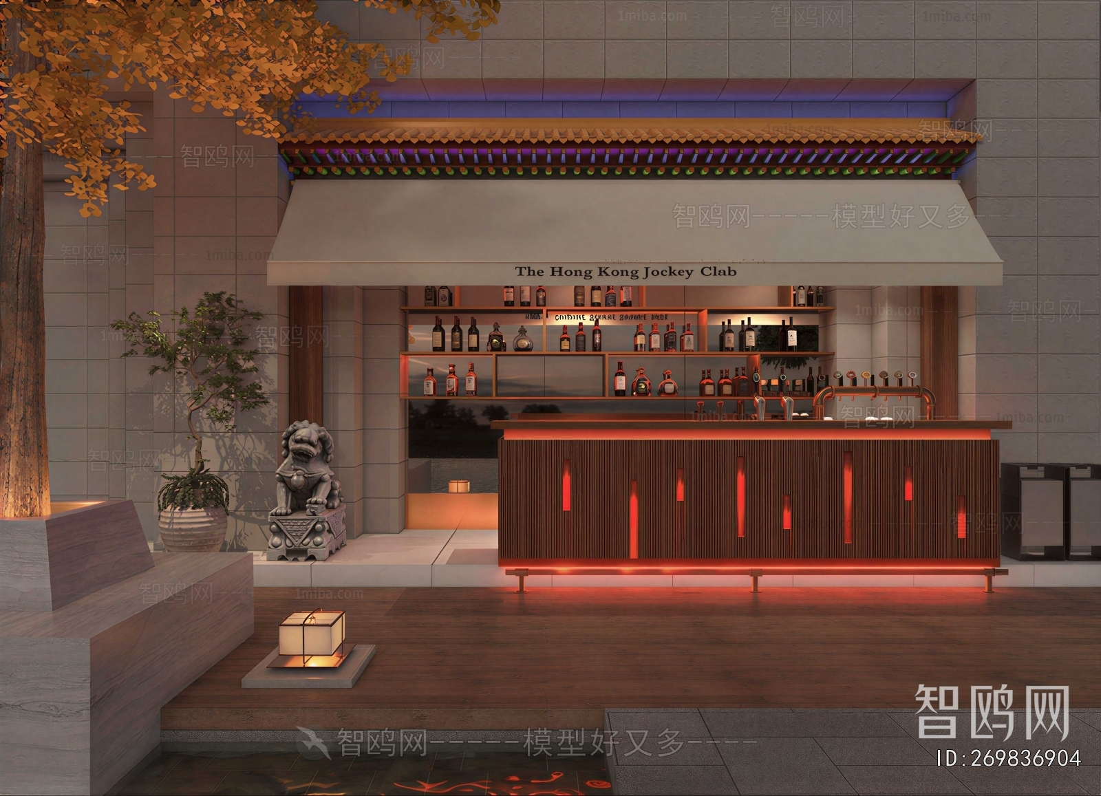 New Chinese Style Facade Element