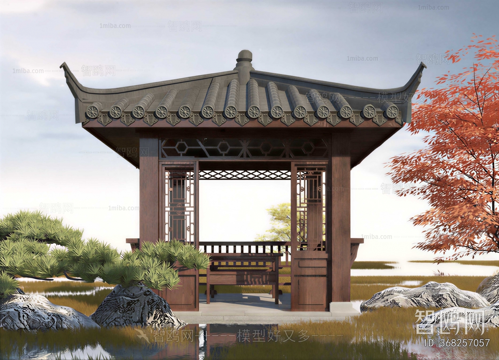 Chinese Style Ancient Architectural Buildings
