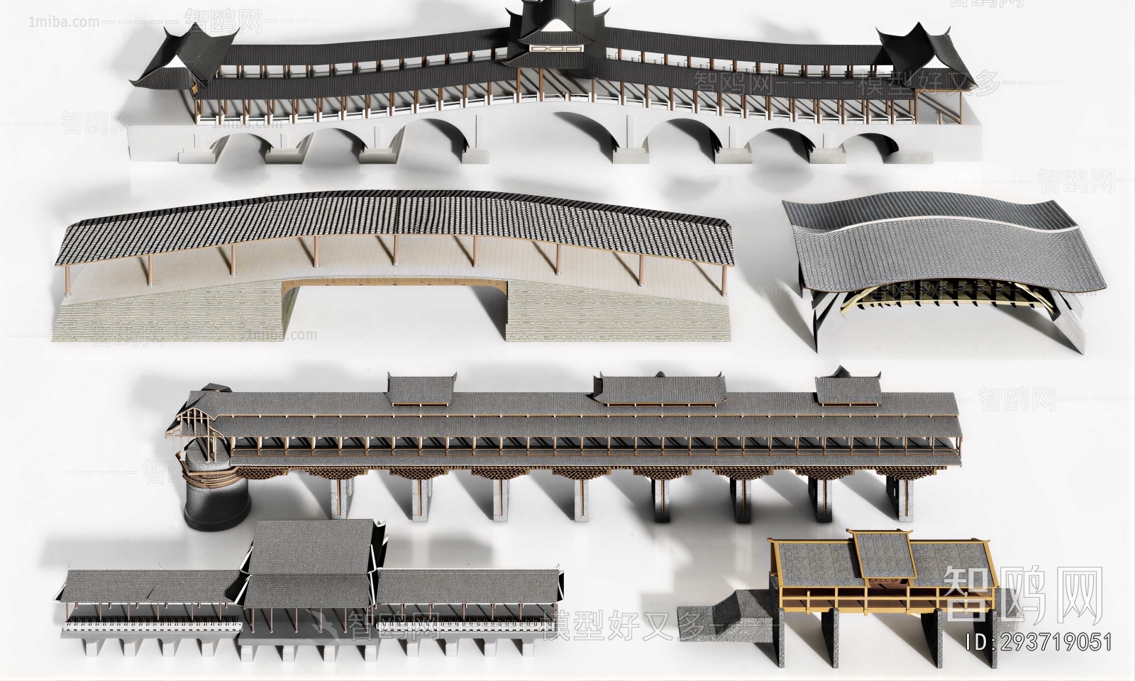 Chinese Style Building Component