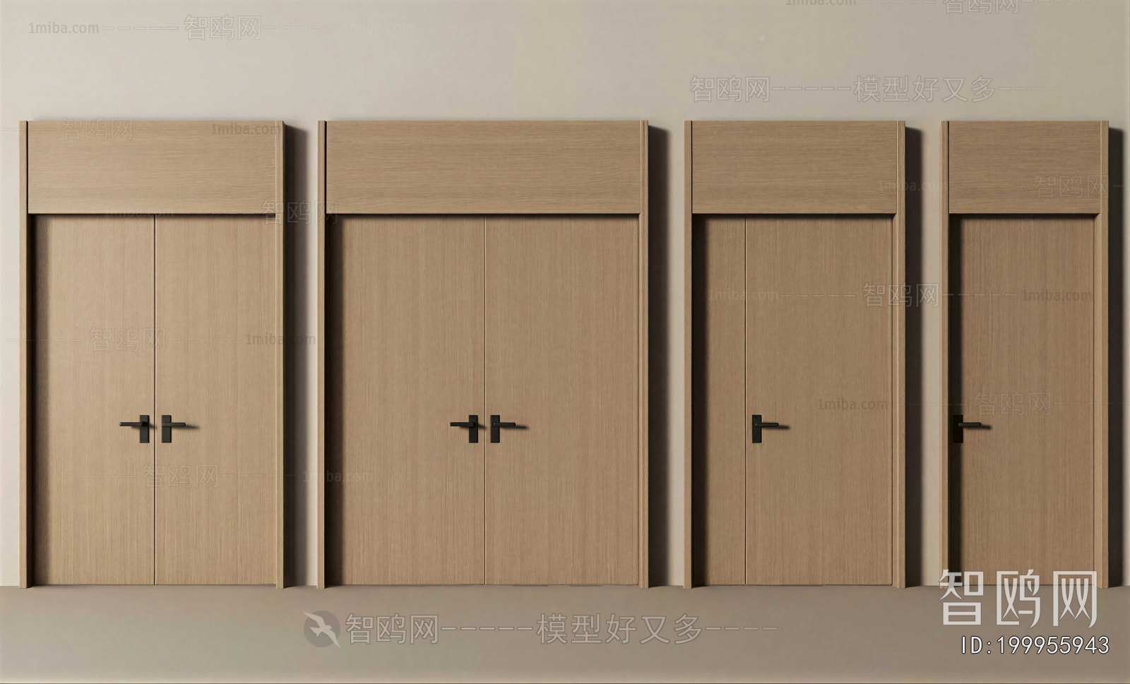 Modern Double Door