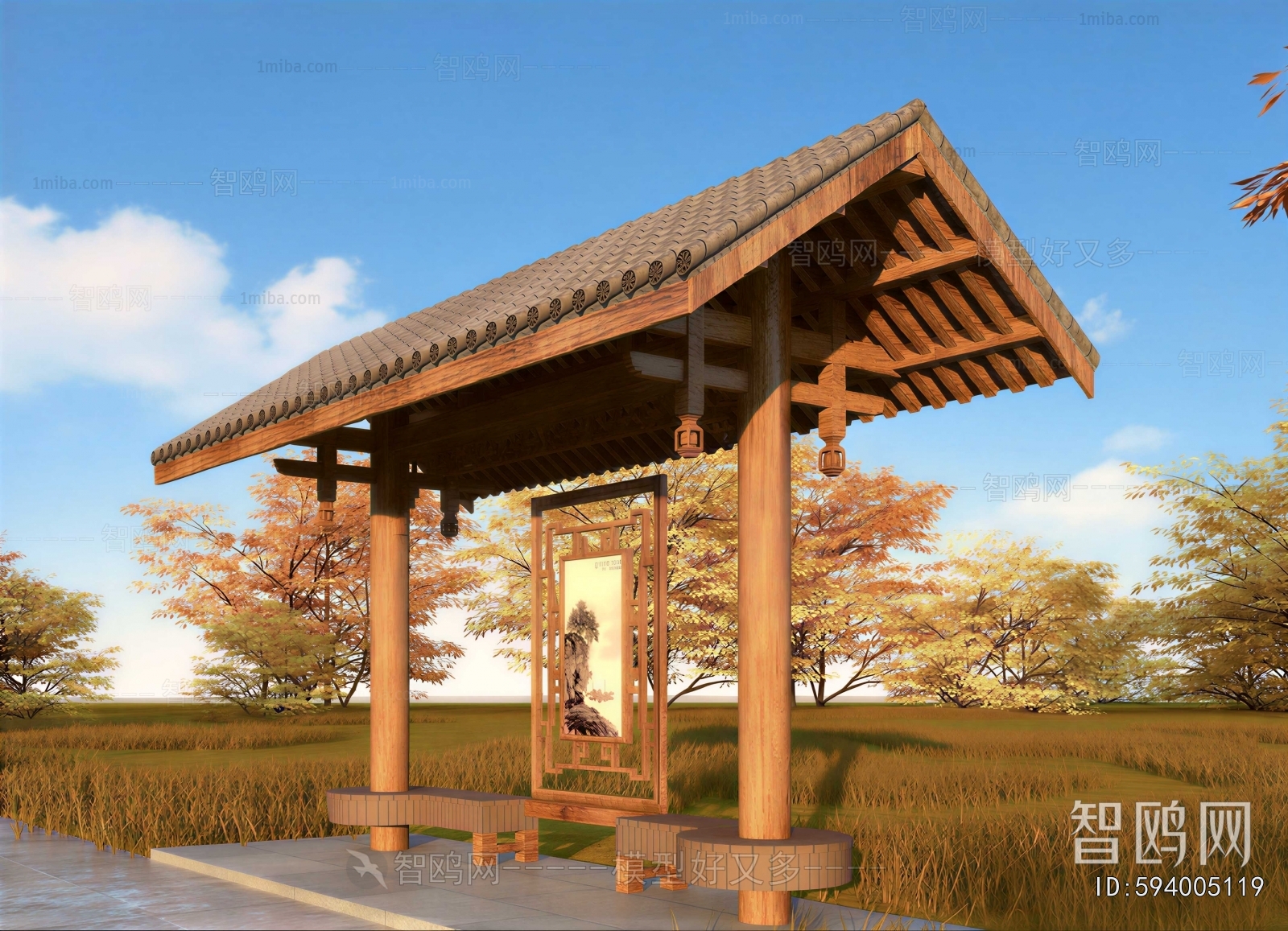 New Chinese Style Pavilion