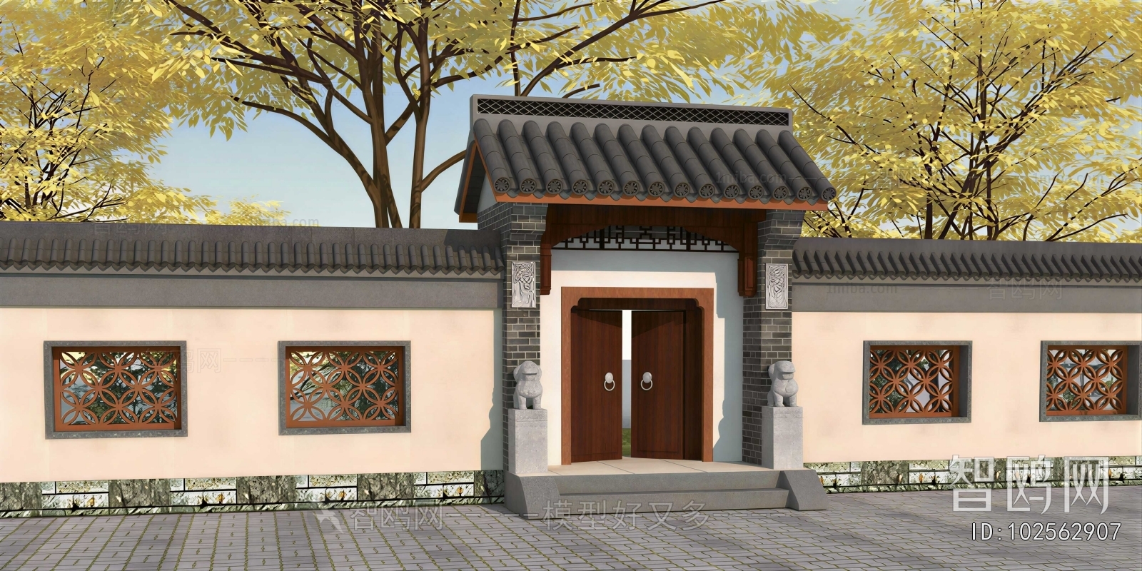 Chinese Style Facade Element