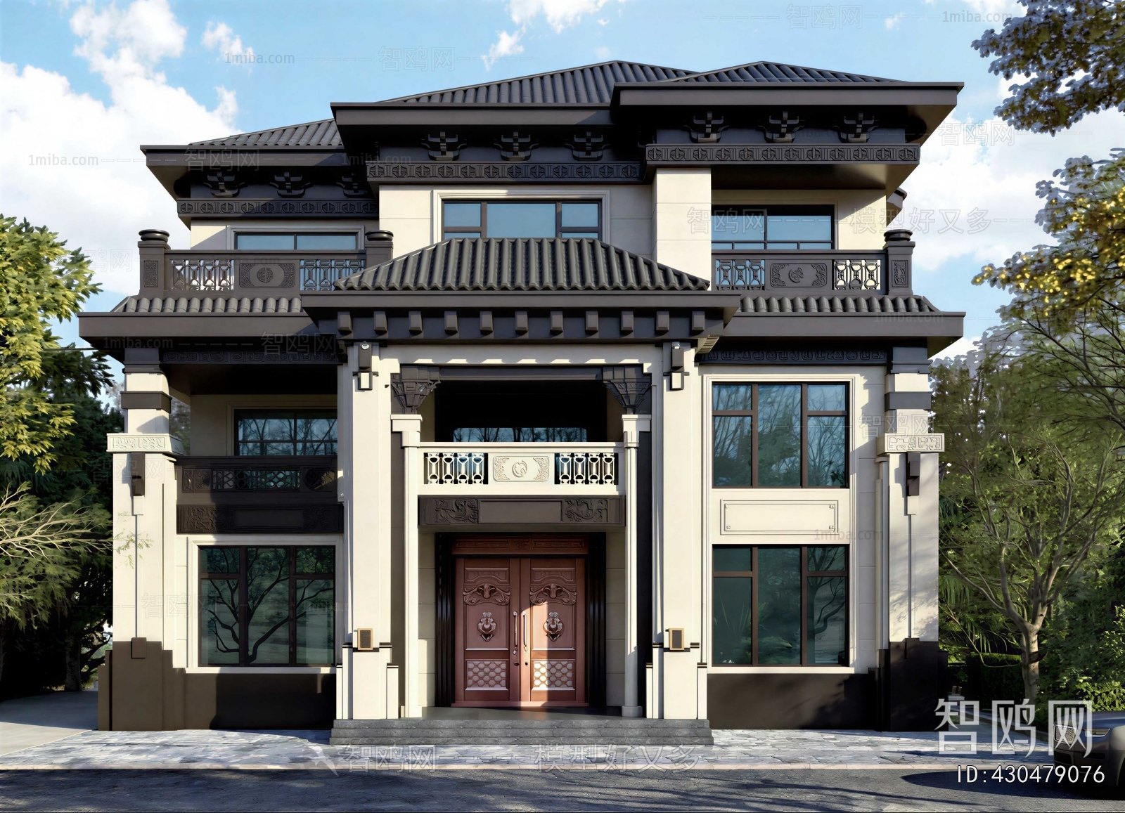 New Chinese Style Detached Villa