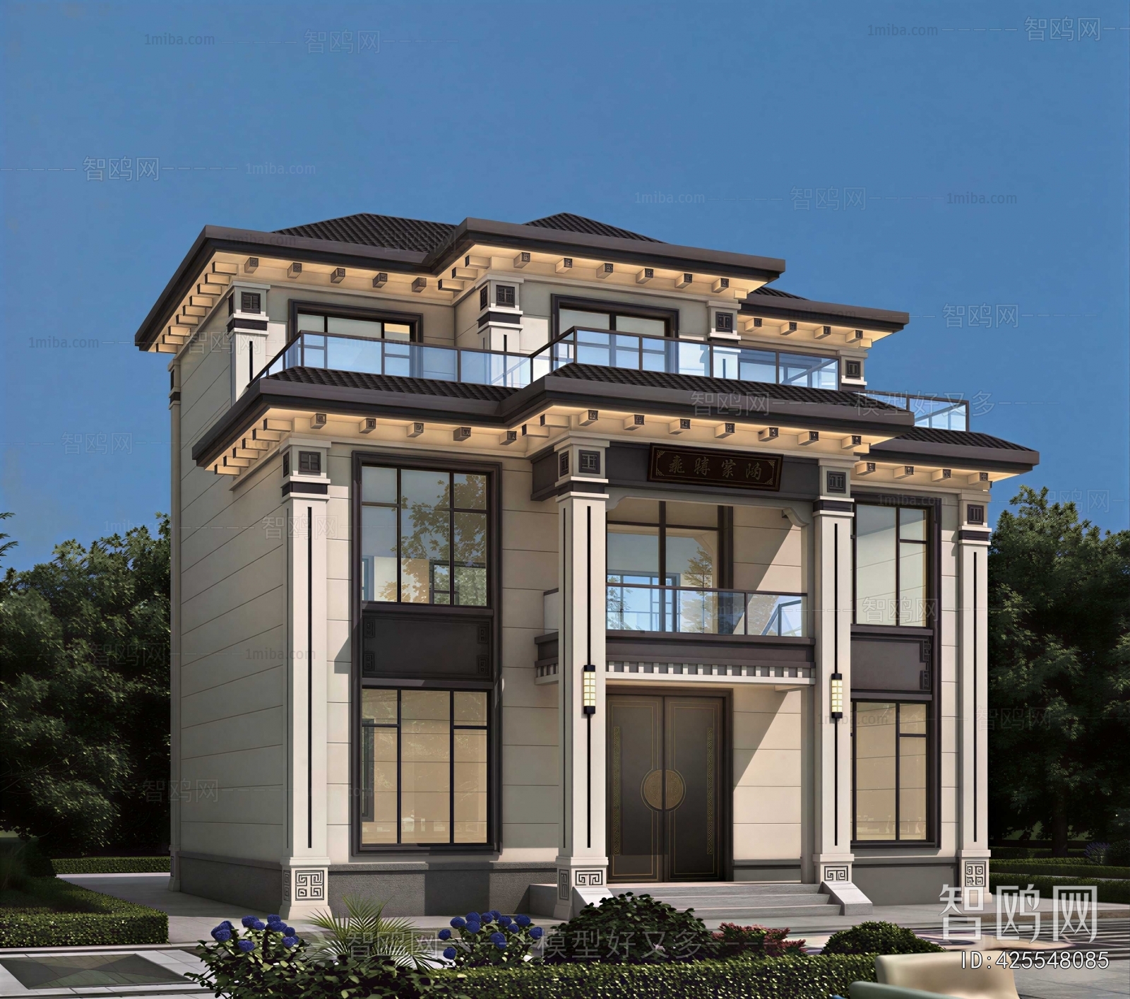 New Chinese Style Detached Villa
