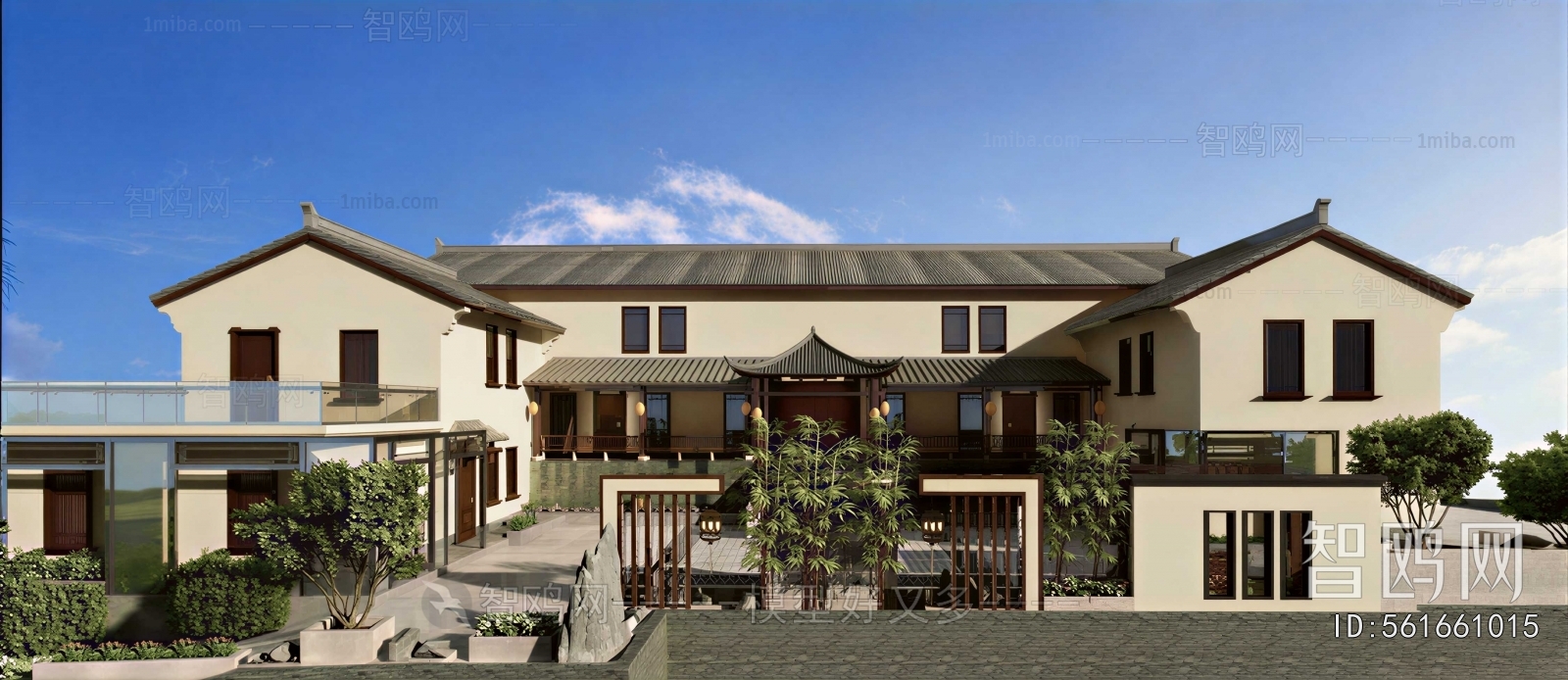 New Chinese Style Courtyard/landscape