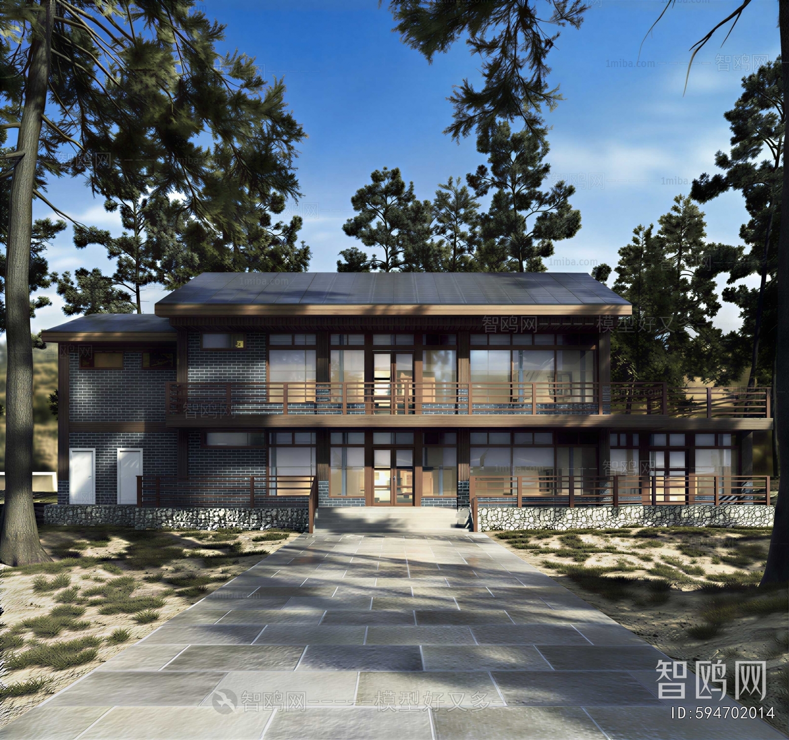 New Chinese Style Courtyard/landscape