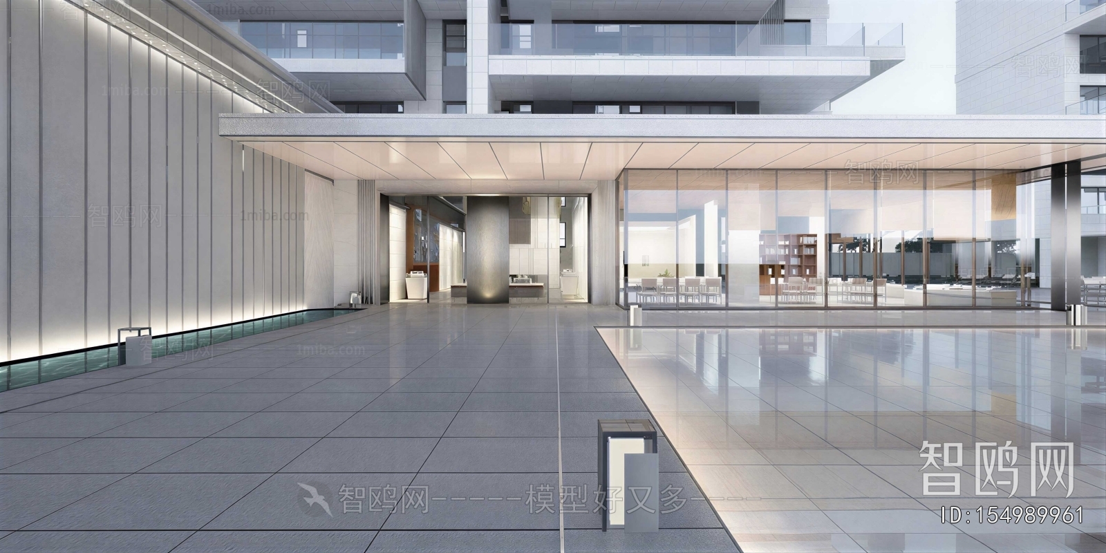 Modern Appearance Of Commercial Building